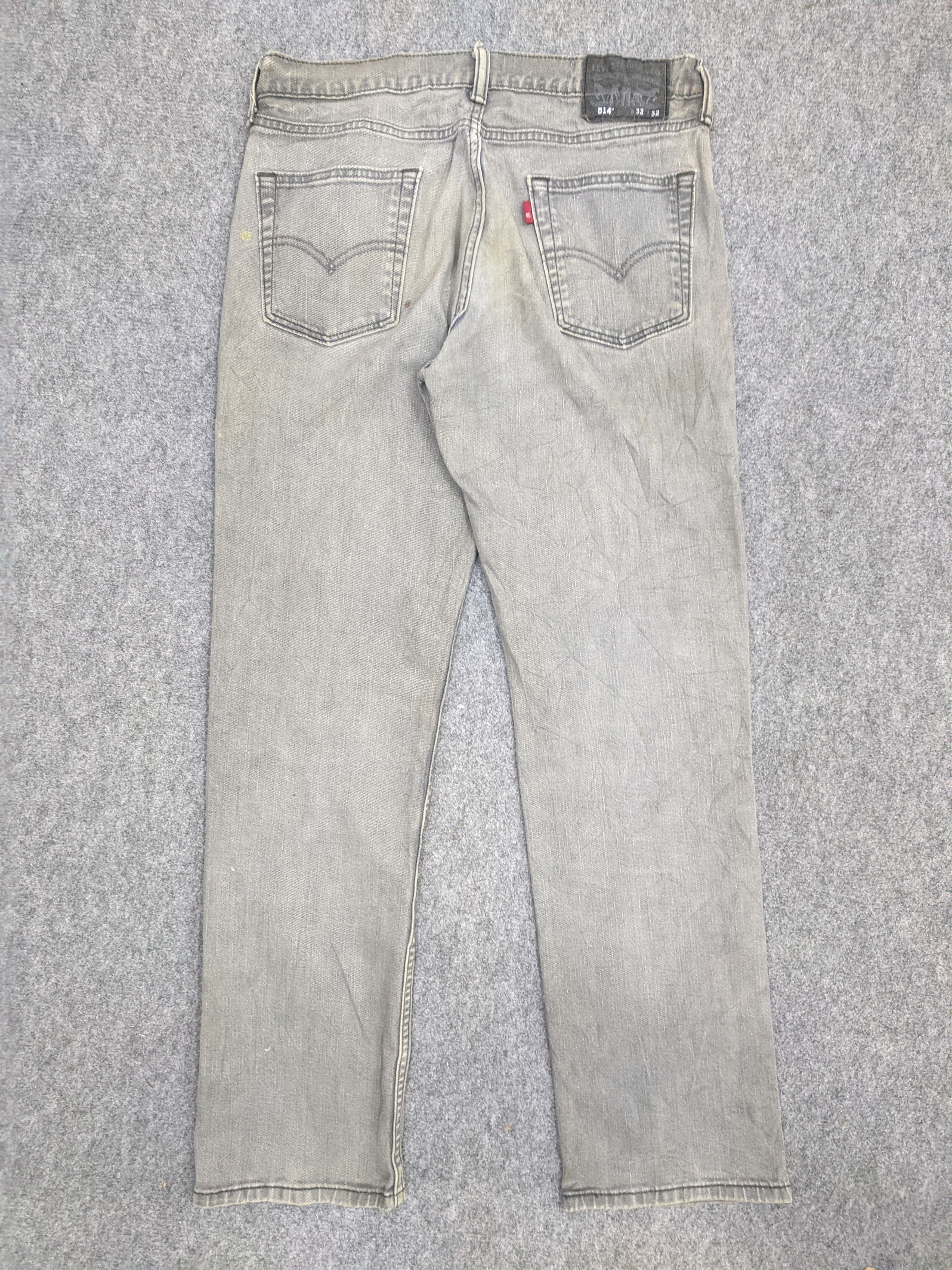 Levi's × Vintage Vintage Levis 514 Jeans Faded Black DP0773 Size US 33 - 3 Thumbnail