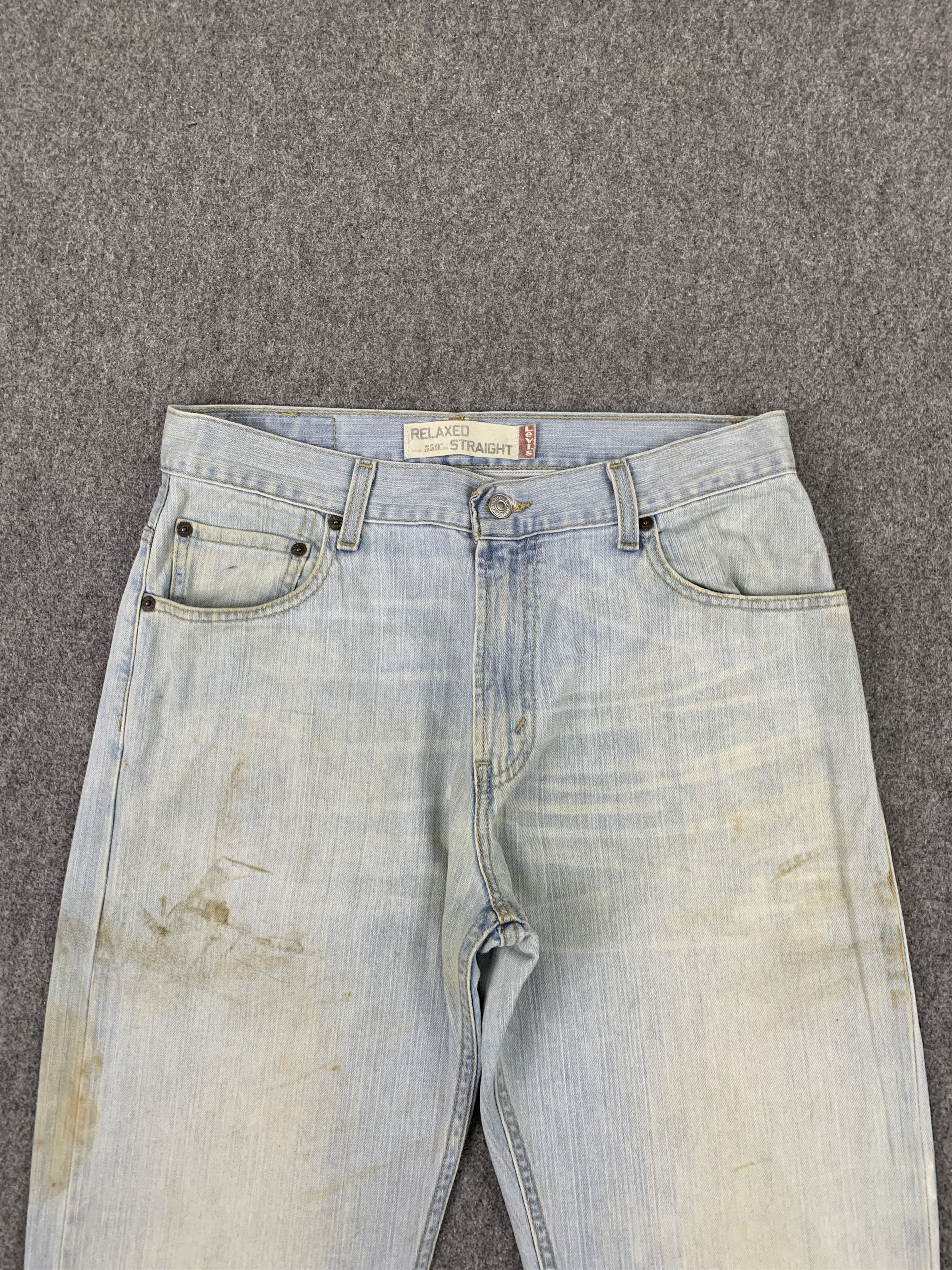 Levi's × Vintage Vintage Levis 559 Light Wash Jeans DP1887 Size US 33 - 2 Thumbnail