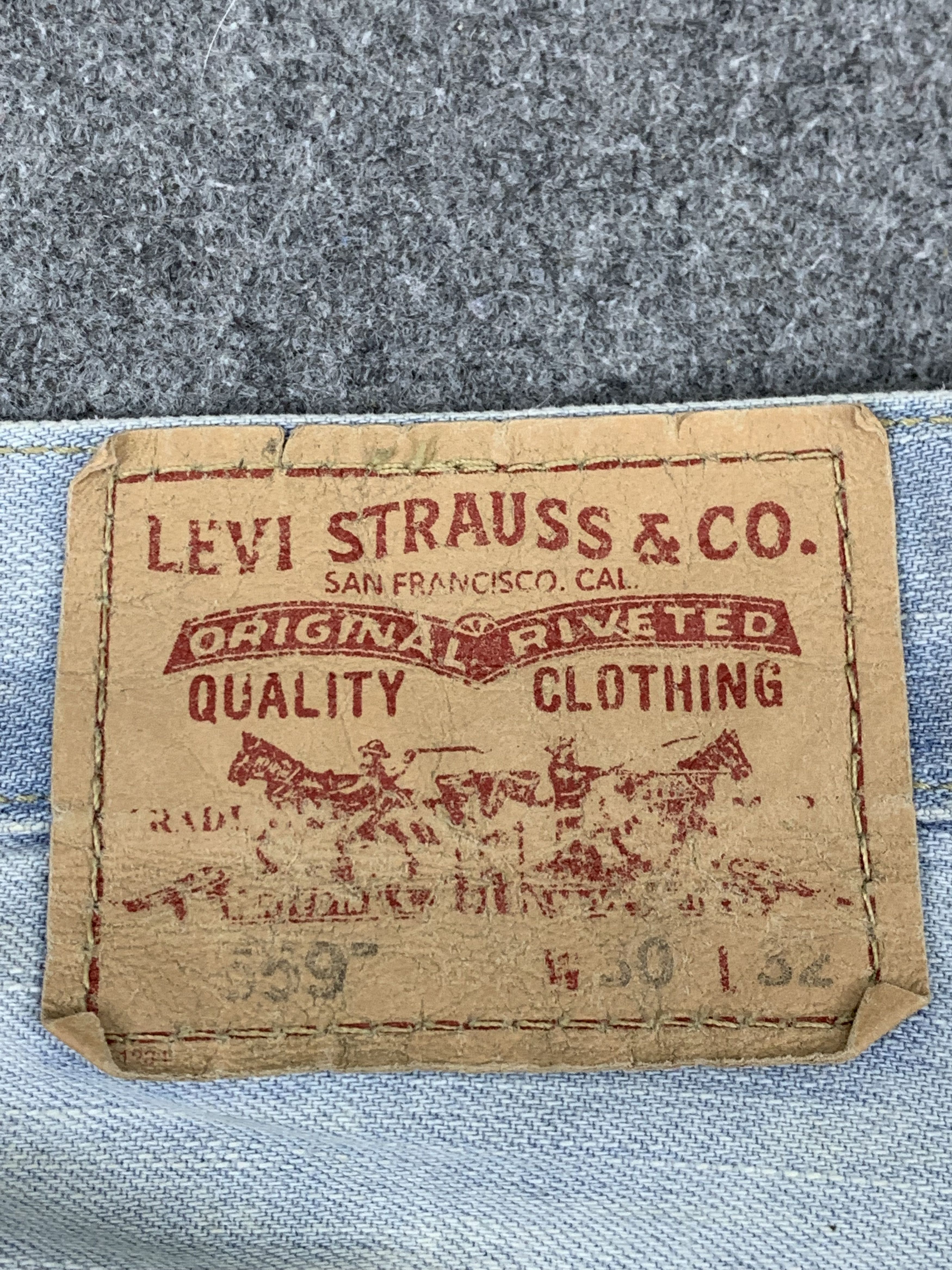 Levi's × Vintage Vintage Levis 559 Light Wash Jeans DP1887 Size US 33 - 5 Thumbnail