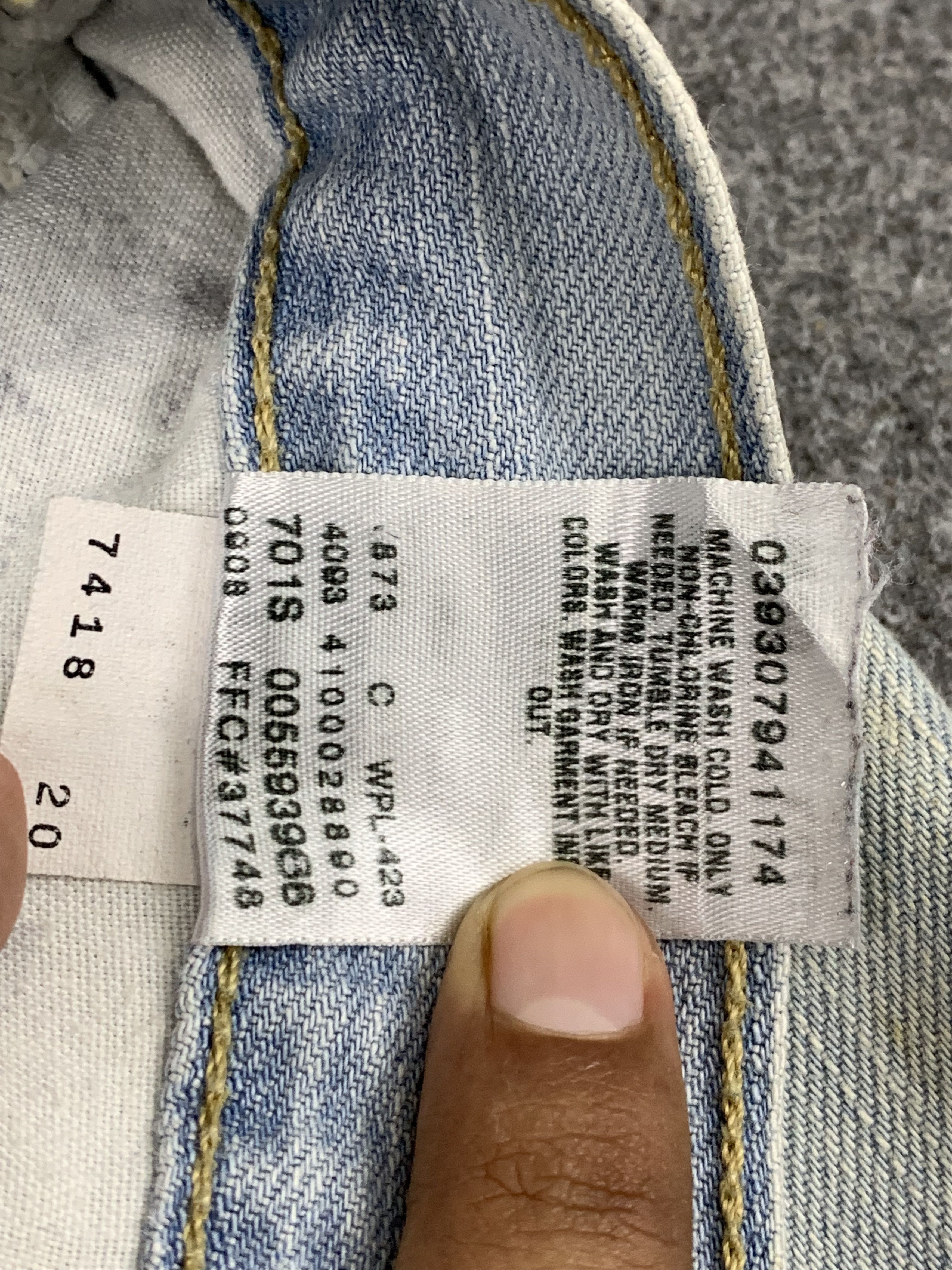 Levi's × Vintage Vintage Levis 559 Light Wash Jeans DP1887 Size US 33 - 14 Thumbnail