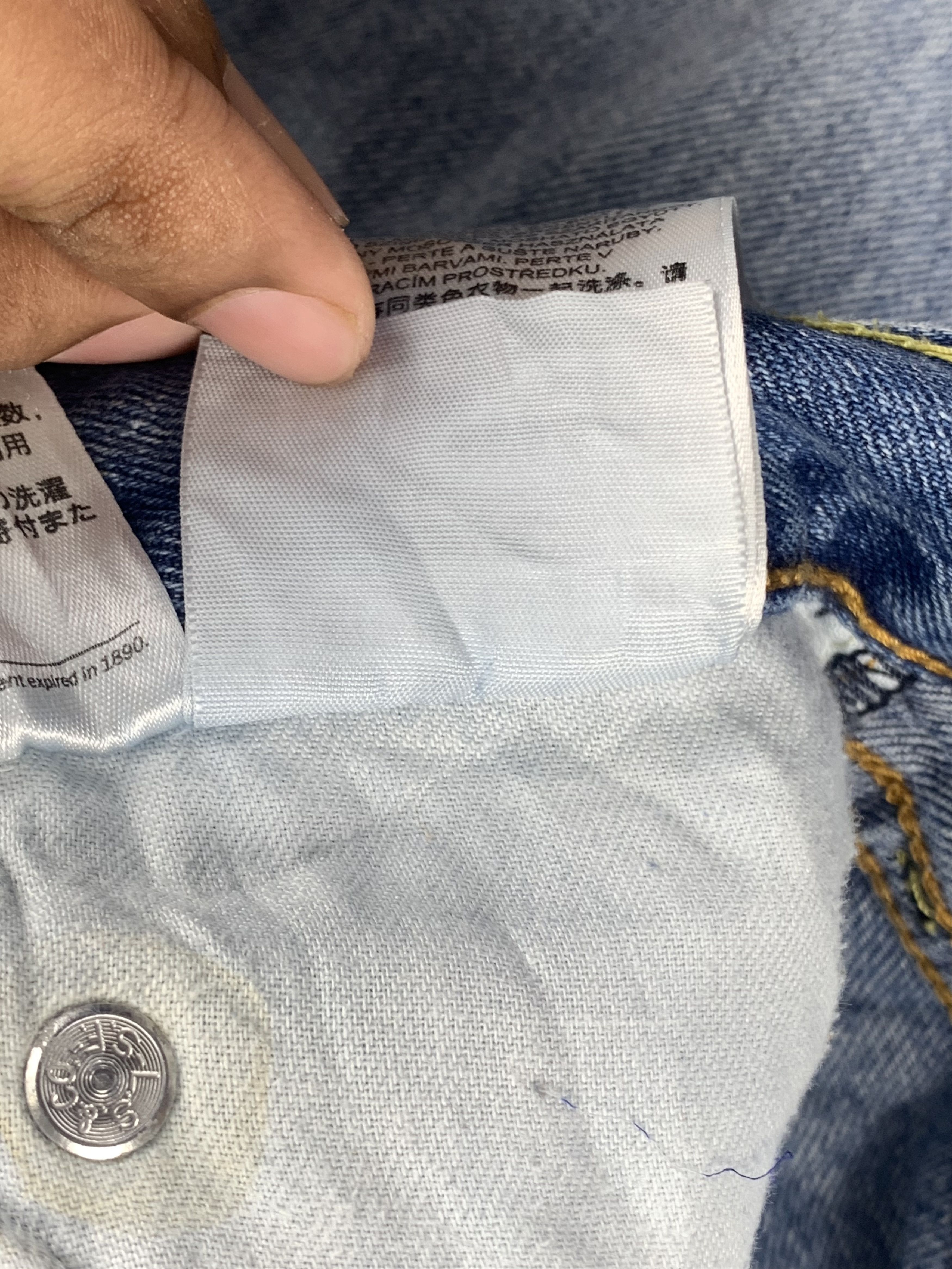 Levi's Vintage Levis 505 Light Blue Jeans DP1907 Size US 30 / EU 46 - 8 Thumbnail