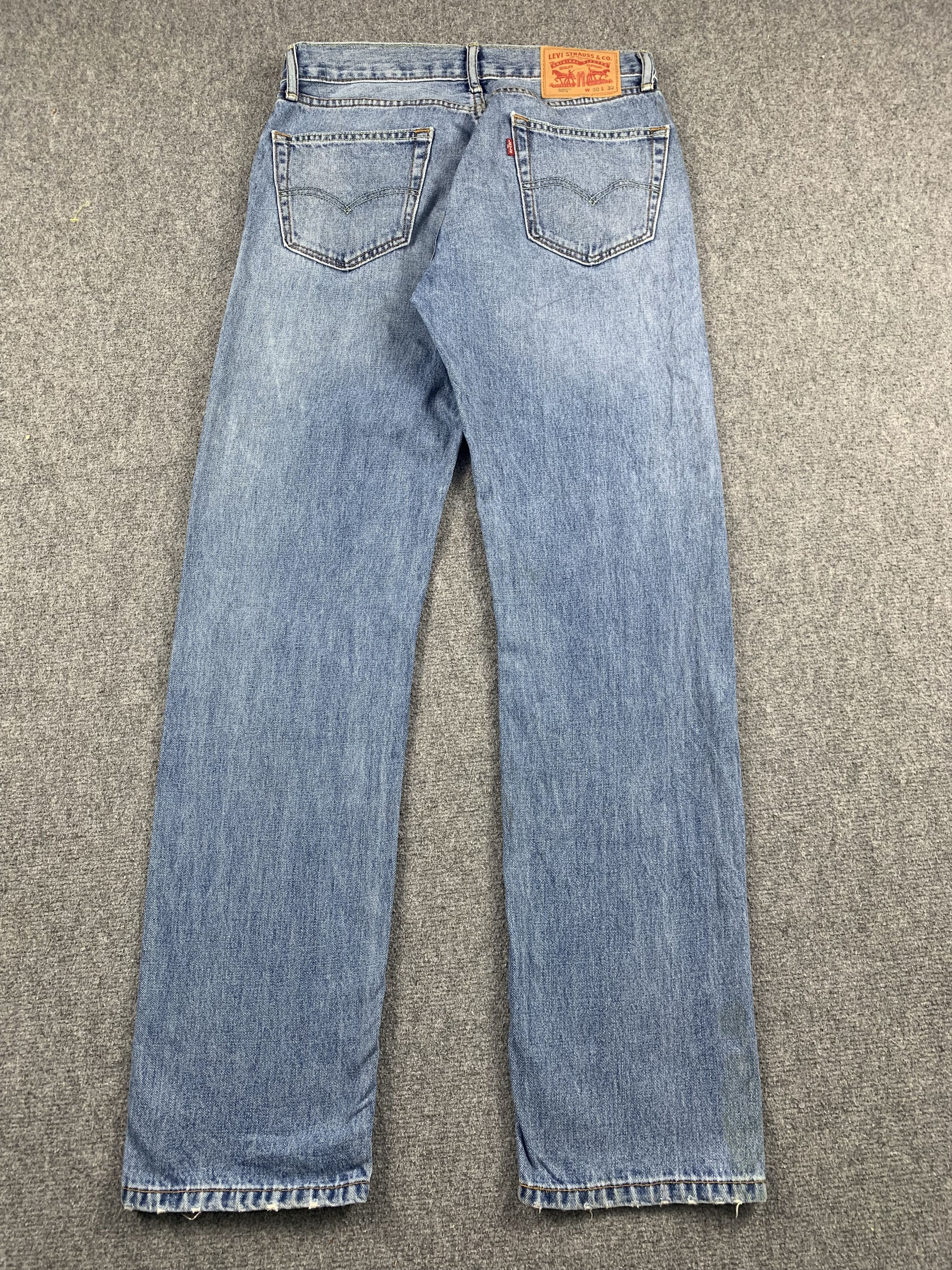 Levi's Vintage Levis 505 Light Blue Jeans DP1907 Size US 30 / EU 46 - 2 Thumbnail