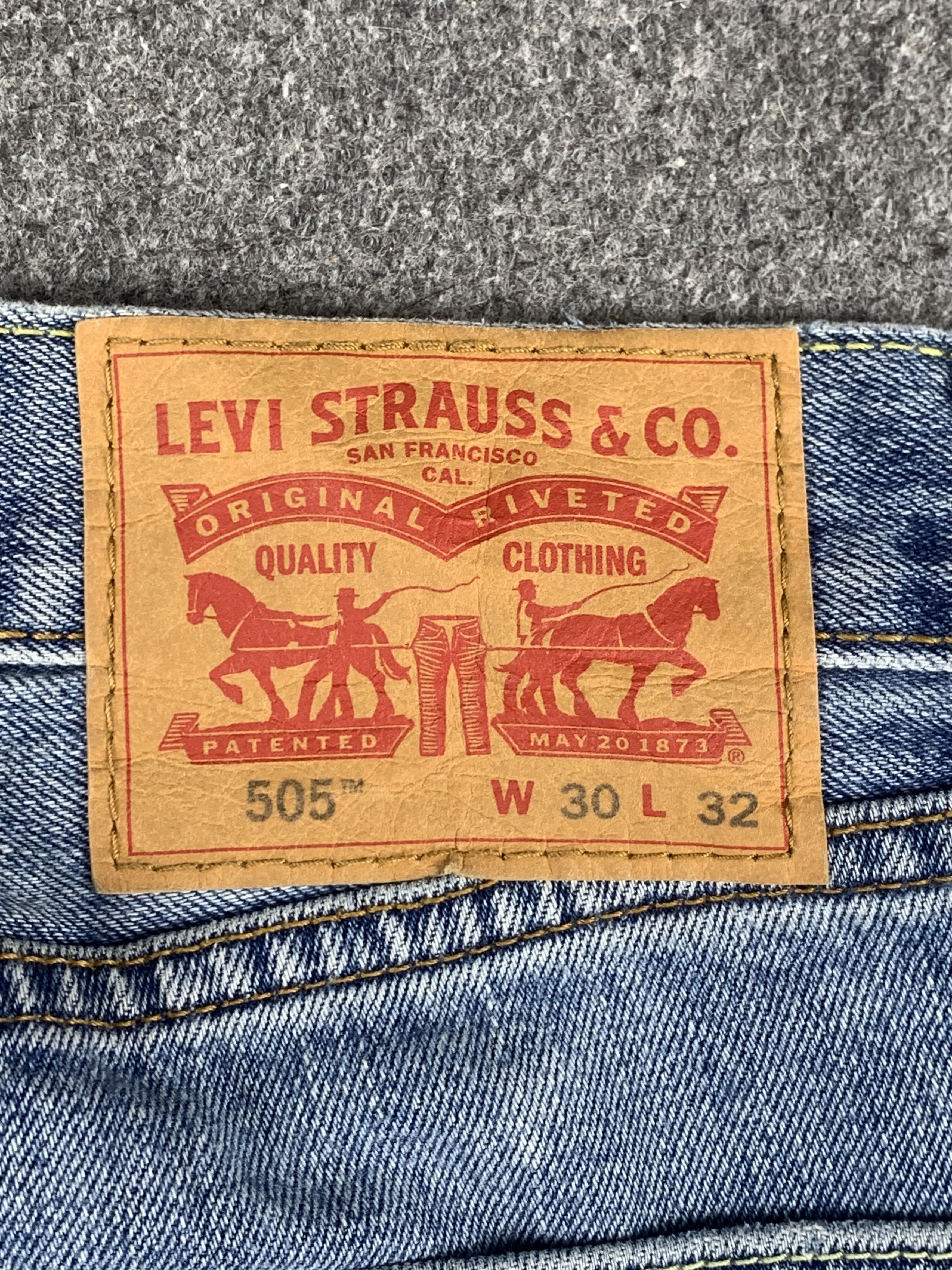 Levi's Vintage Levis 505 Light Blue Jeans DP1907 Size US 30 / EU 46 - 3 Thumbnail