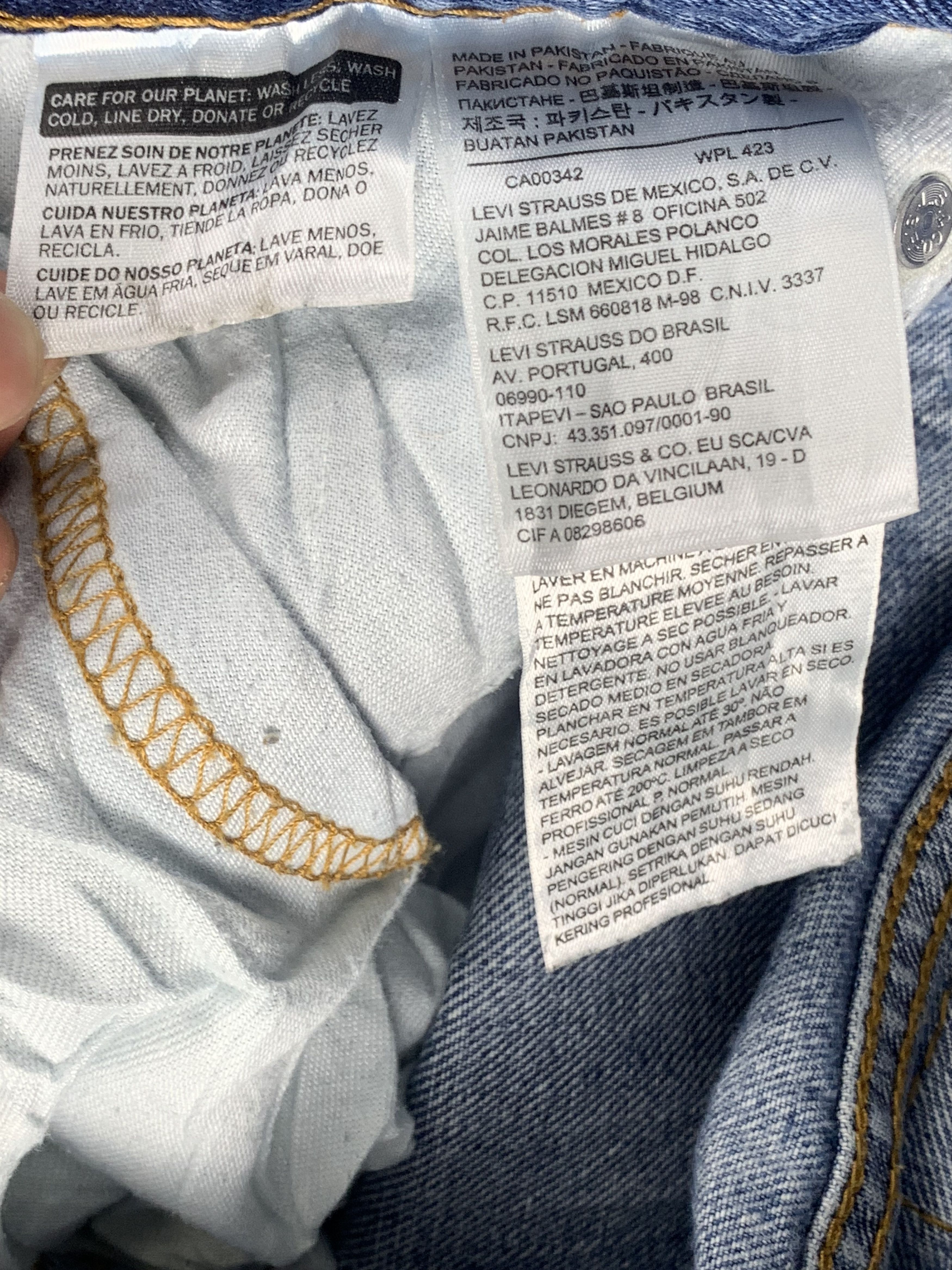 Levi's Vintage Levis 505 Light Blue Jeans DP1907 Size US 30 / EU 46 - 5 Thumbnail