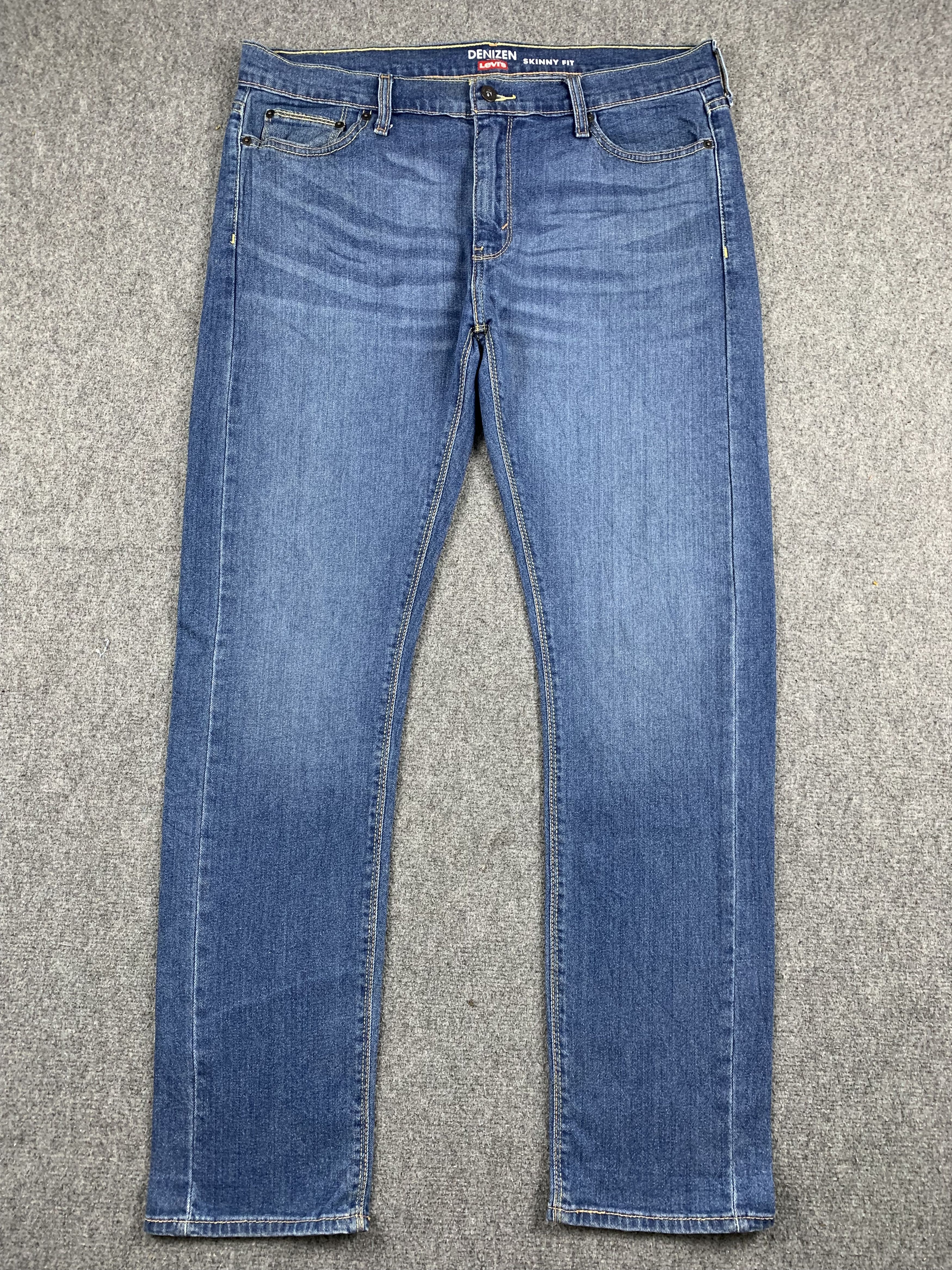 Vintage Levis Denizen Skinny Faded Blue Jeans DP1926