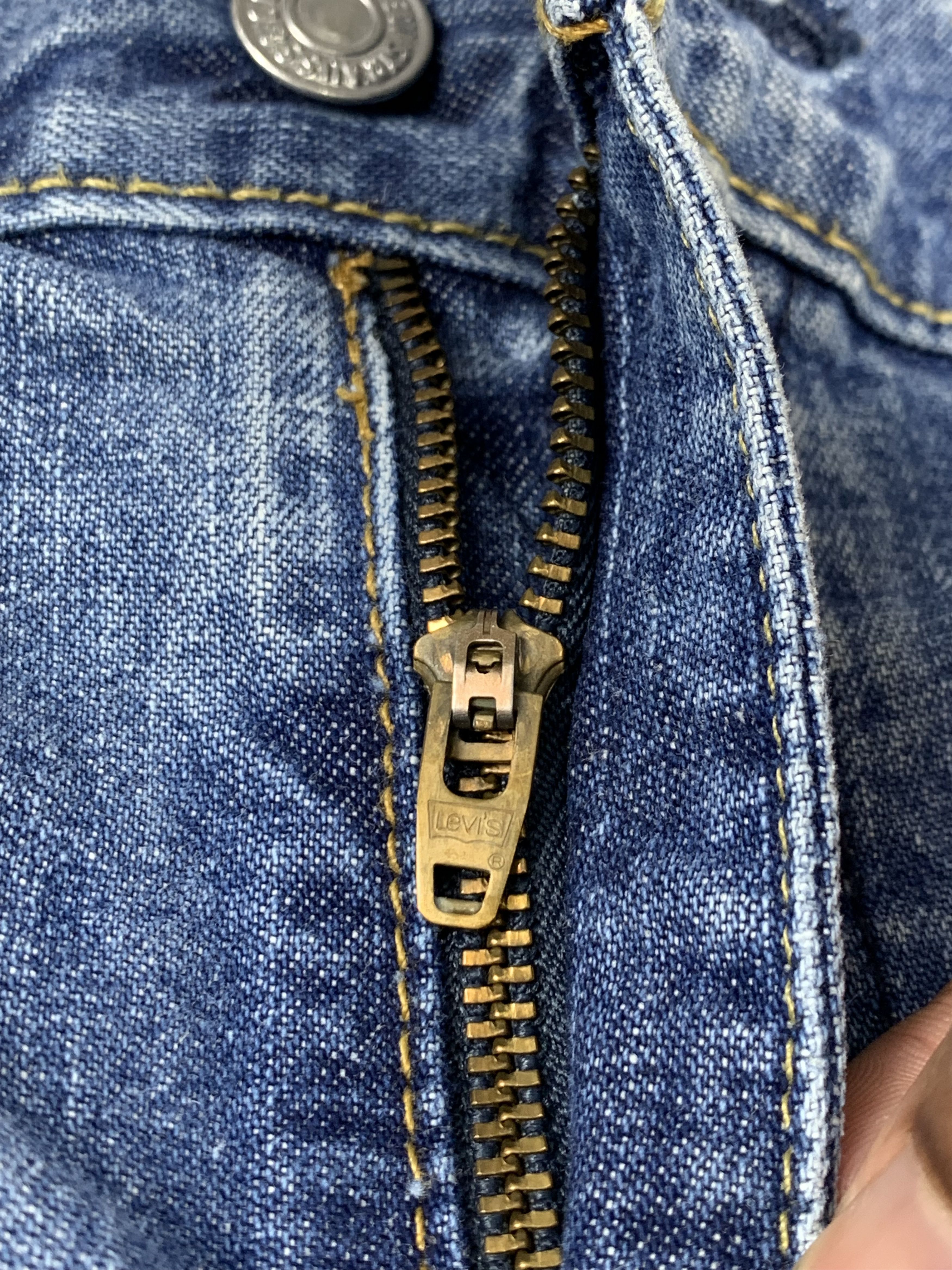 Levi's Vintage Levis 569 Faded Blue Jeans DP1928 Size US 37 - 10 Thumbnail