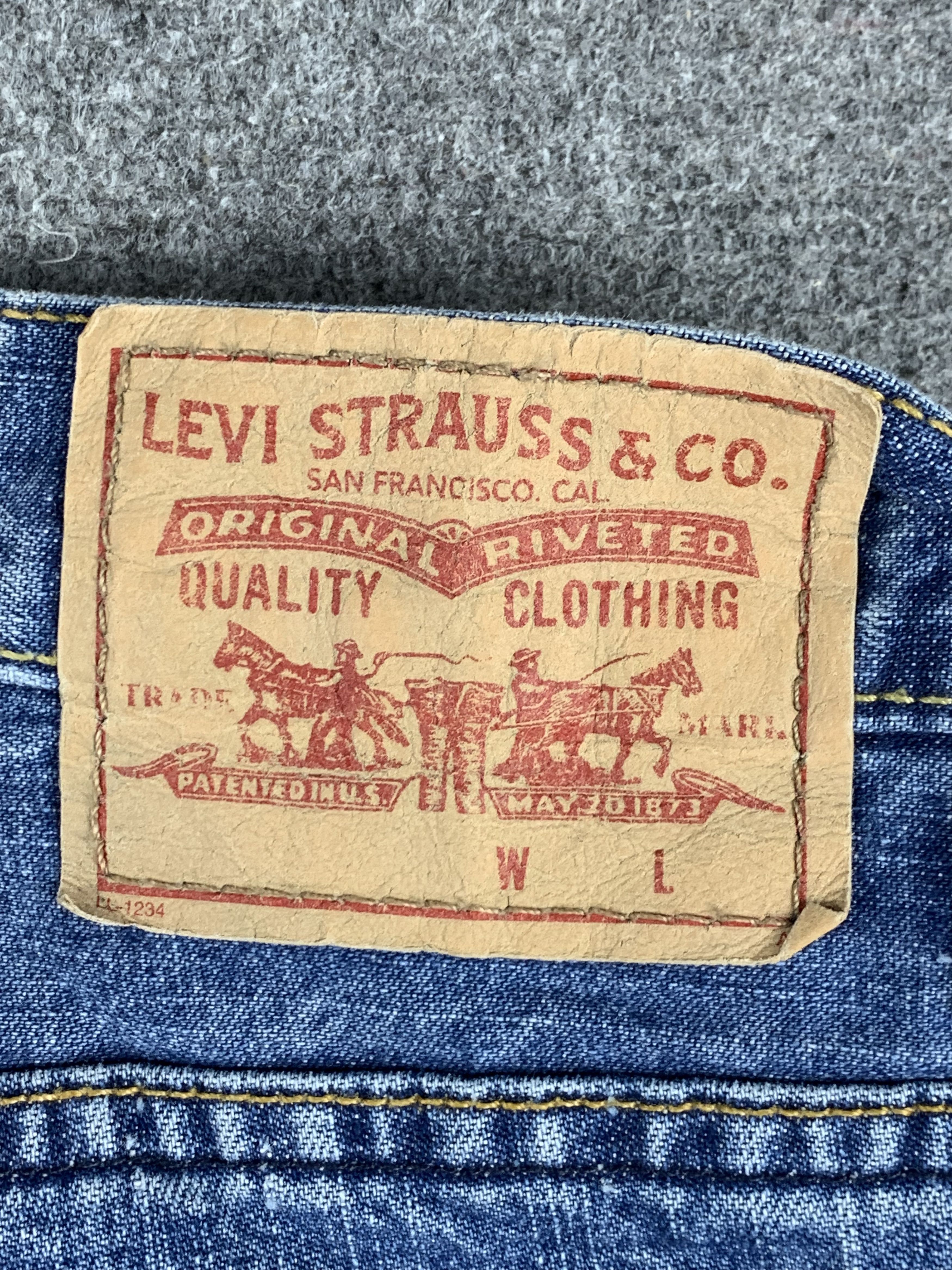 Levi's Vintage Levis 569 Faded Blue Jeans DP1928 Size US 37 - 5 Thumbnail