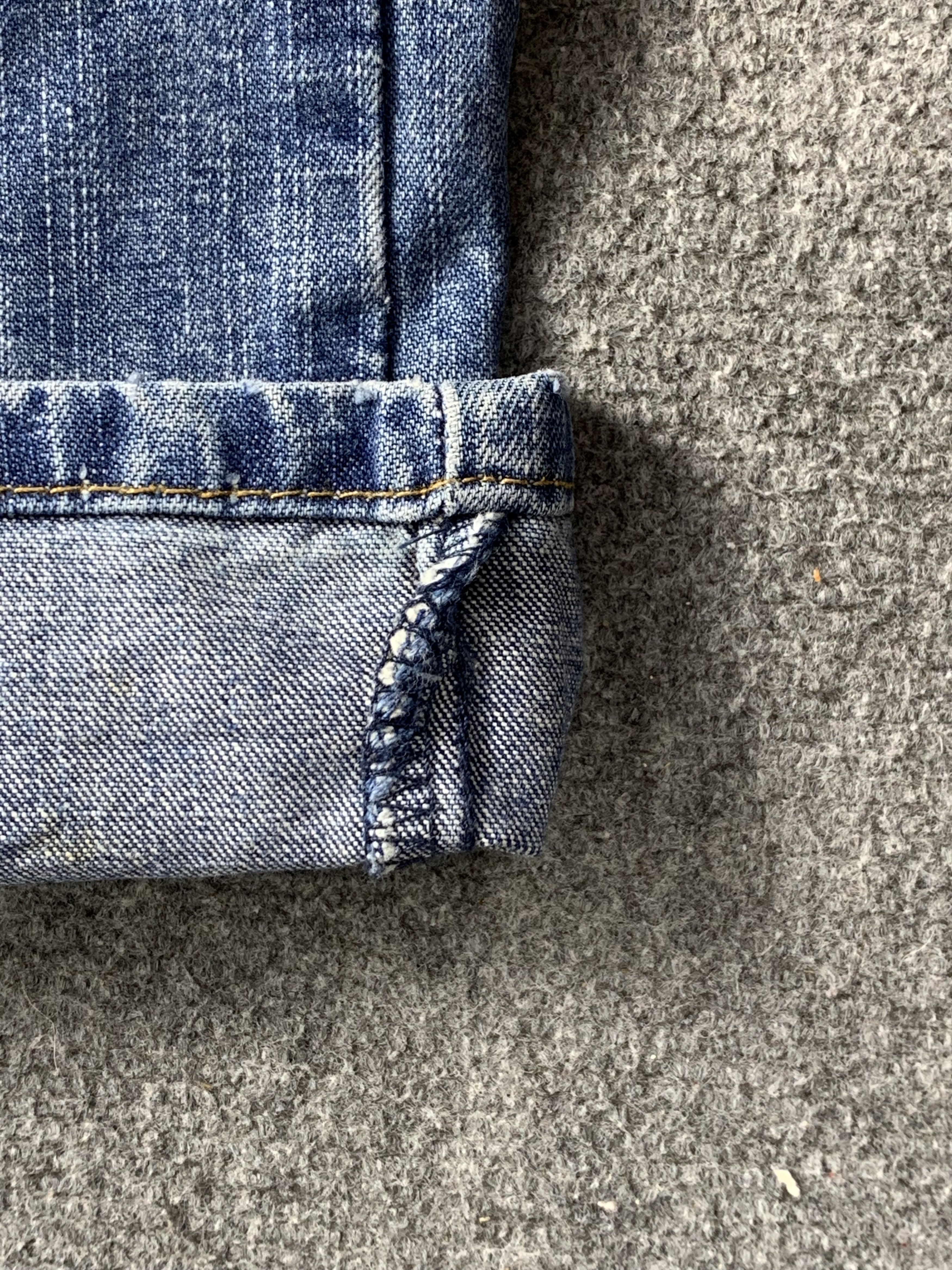 Levi's Vintage Levis 569 Faded Blue Jeans DP1928 Size US 37 - 8 Thumbnail