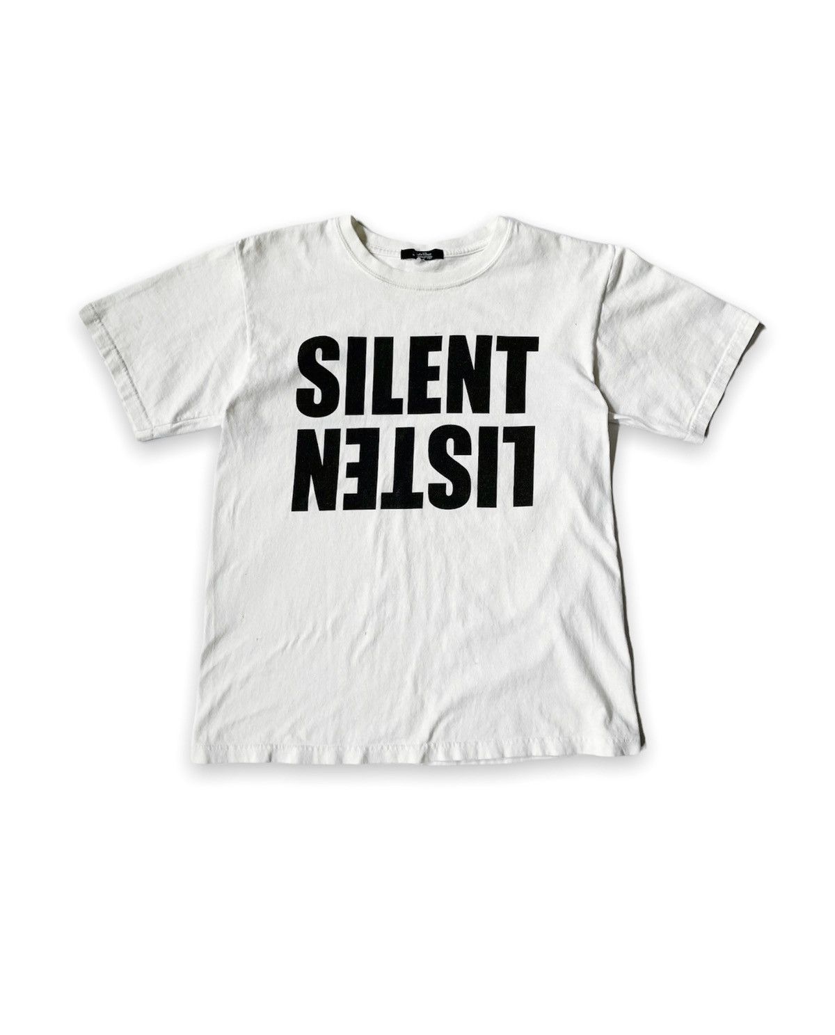 image of Jun Takahashi x Undercover “Silent Listen” Anagram Tee in White, Men's (Size Small)