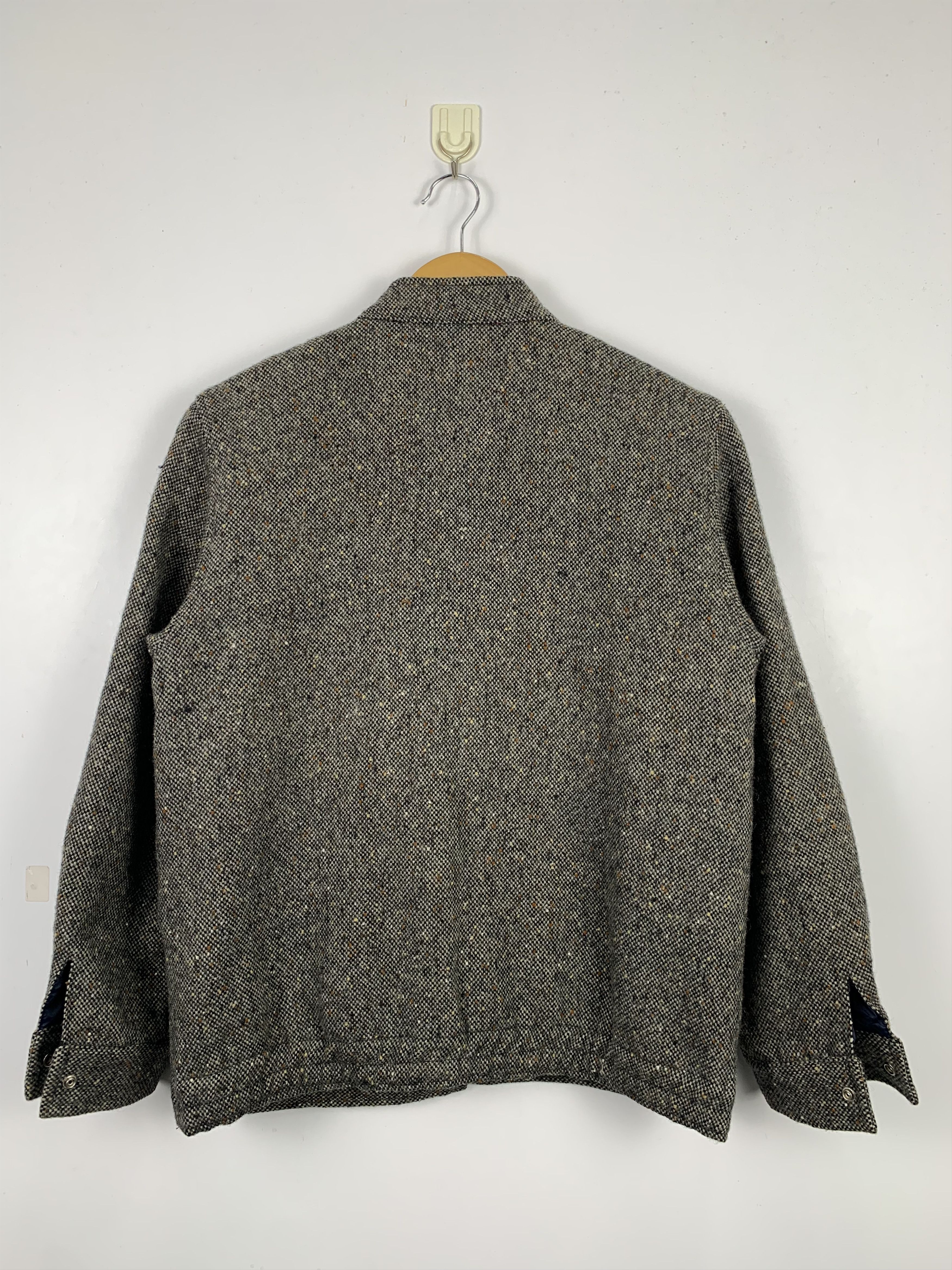 Japanese Brand Vintage 90s Japanese Brand Wool Button Up Jacket J1306 Size US M / EU 48-50 / 2 - 2 Thumbnail