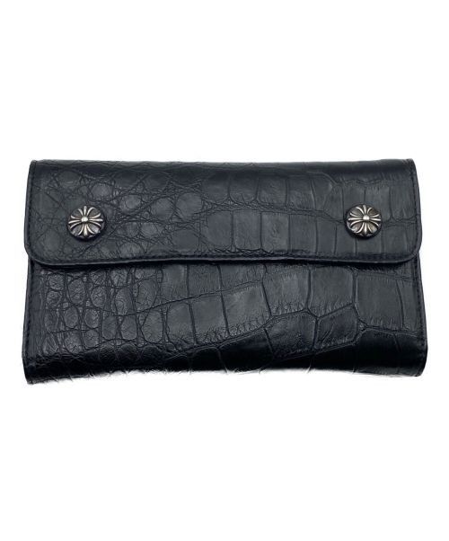 CHROME HEARTS ALLIGATOR WAVE WALLET Size: FREE