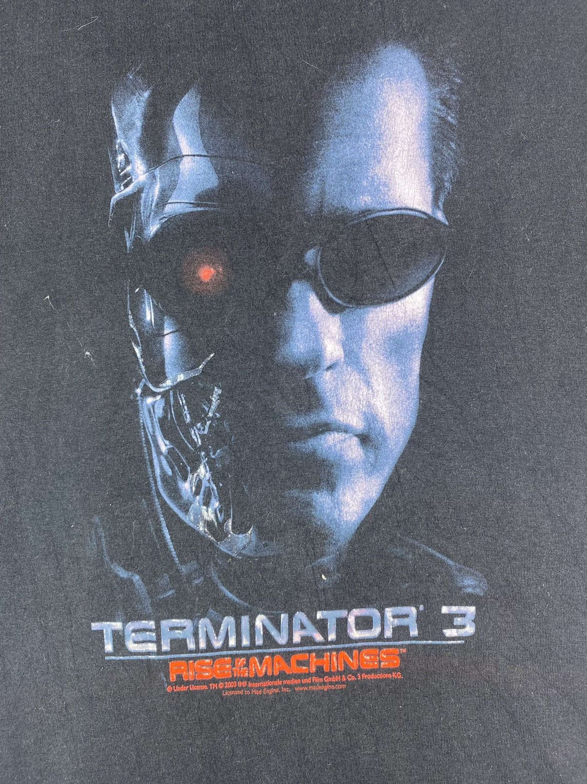 Vintage Vtg 2003 Terminator 3 Rise Of The Machine promo shirt Size US L / EU 52-54 / 3 - 2 Thumbnail