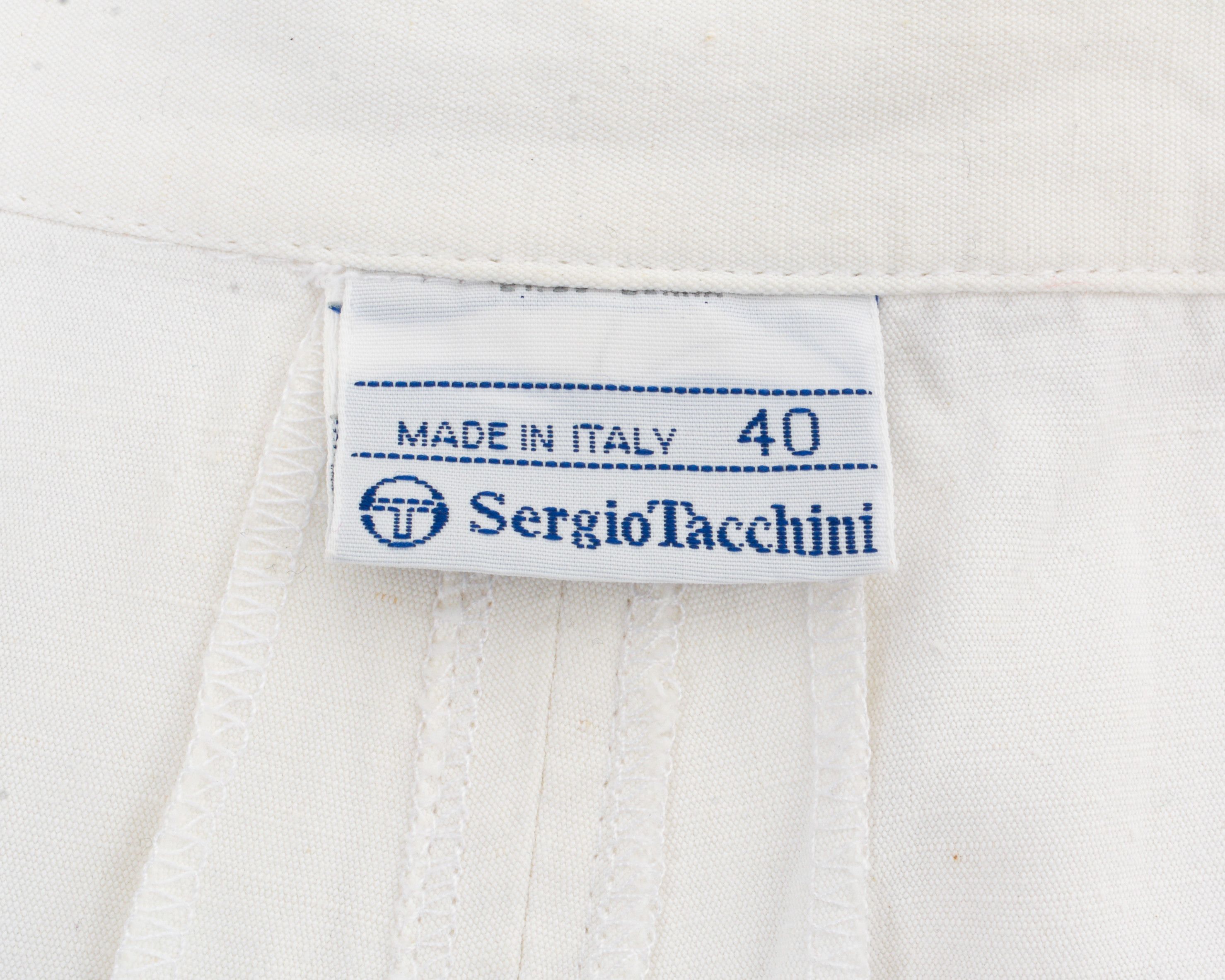 Sergio Tacchini × Vintage Wrap UK 12 Skort US 8 Shorts EU 40 Skirt Knee Lenght Bottoms Size 24" / US 00 / IT 34 - 6 Thumbnail