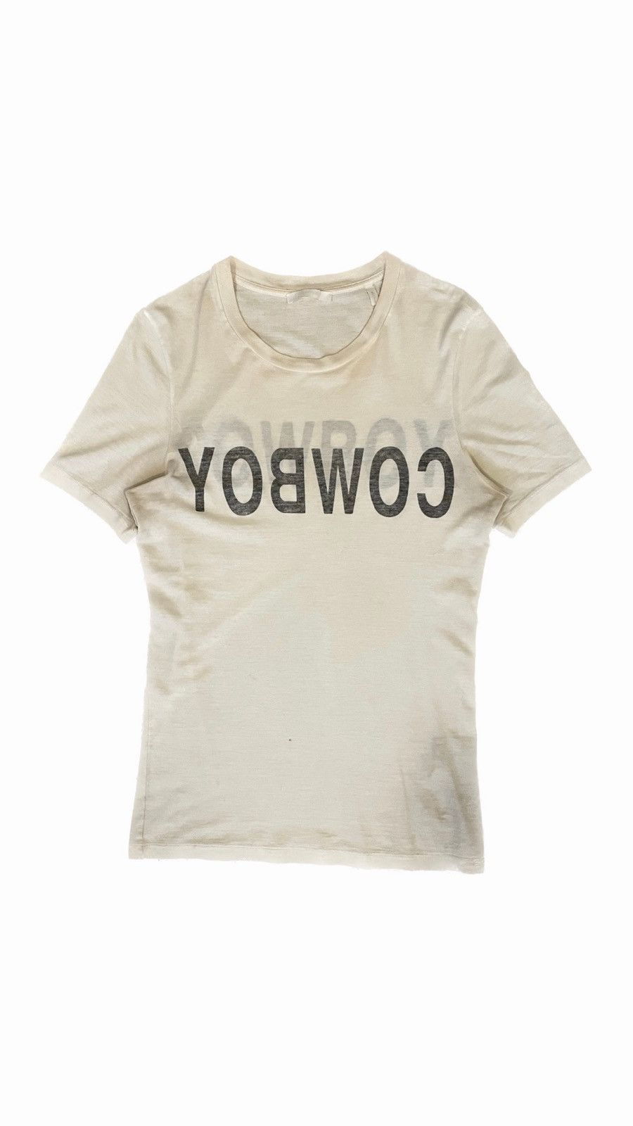 helmut lang cowboy tee 2004
