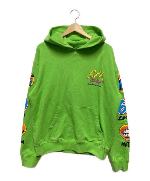 Chrome Hearts CHROME HEARTS Matty Boy Sex Records Hoodie Green