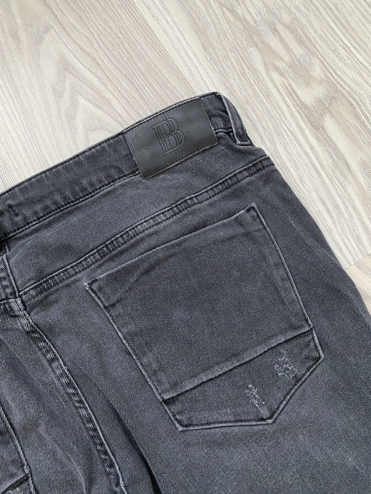 Pierre Balmain Pierre Balmain Mens Distressed Denim Jeans Pants Size US 38 / EU 54 - 13 Thumbnail