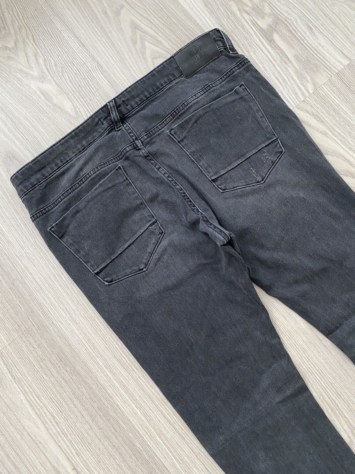 Pierre Balmain Pierre Balmain Mens Distressed Denim Jeans Pants Size US 38 / EU 54 - 15 Thumbnail