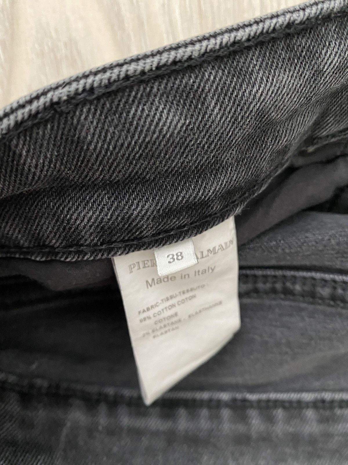 Pierre Balmain Pierre Balmain Mens Distressed Denim Jeans Pants Size US 38 / EU 54 - 16 Thumbnail