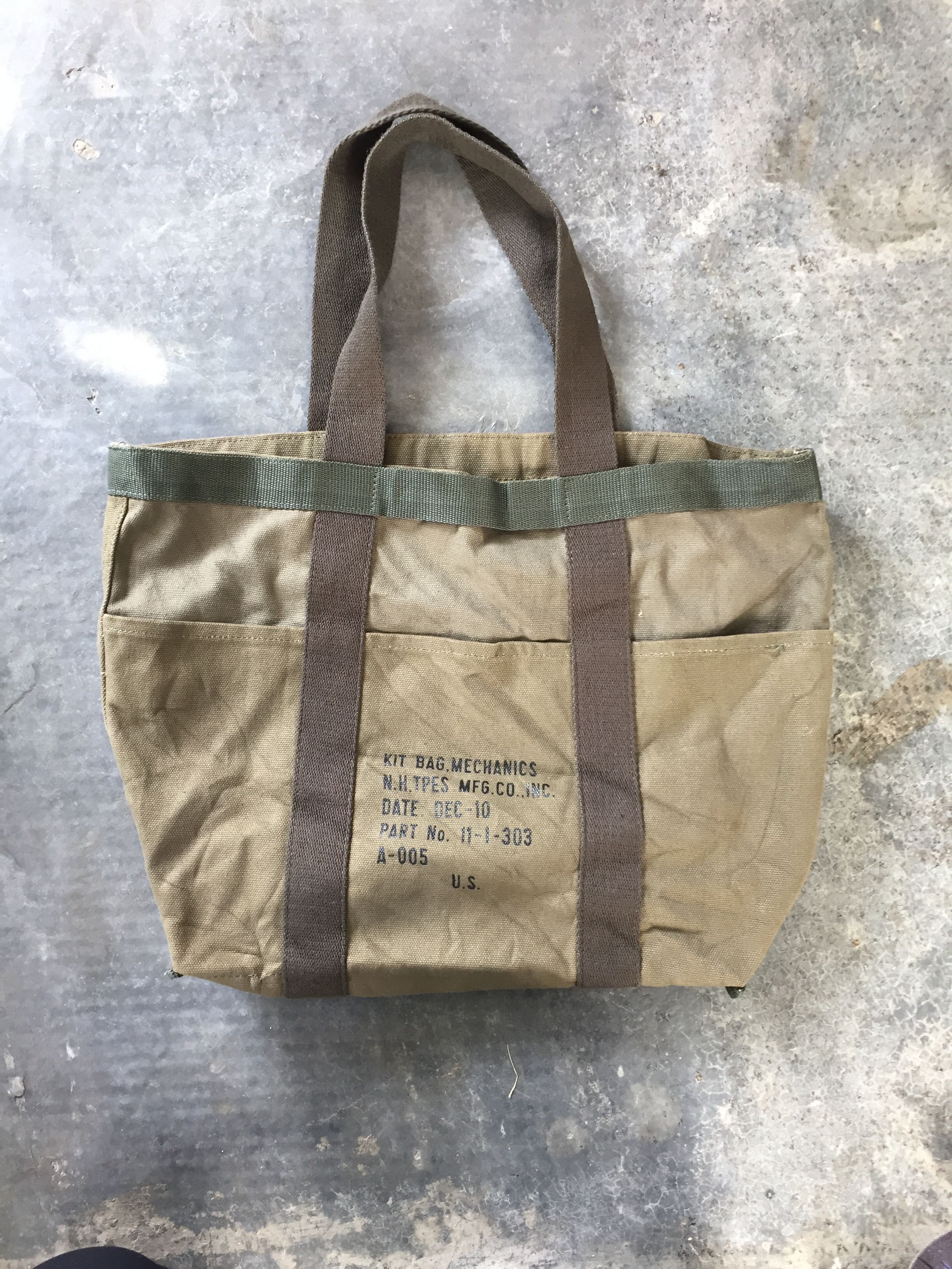 Japanese Brand × N.Hoolywood Vtg Mechanic canvas tote bag Size ONE SIZE - 2 Thumbnail