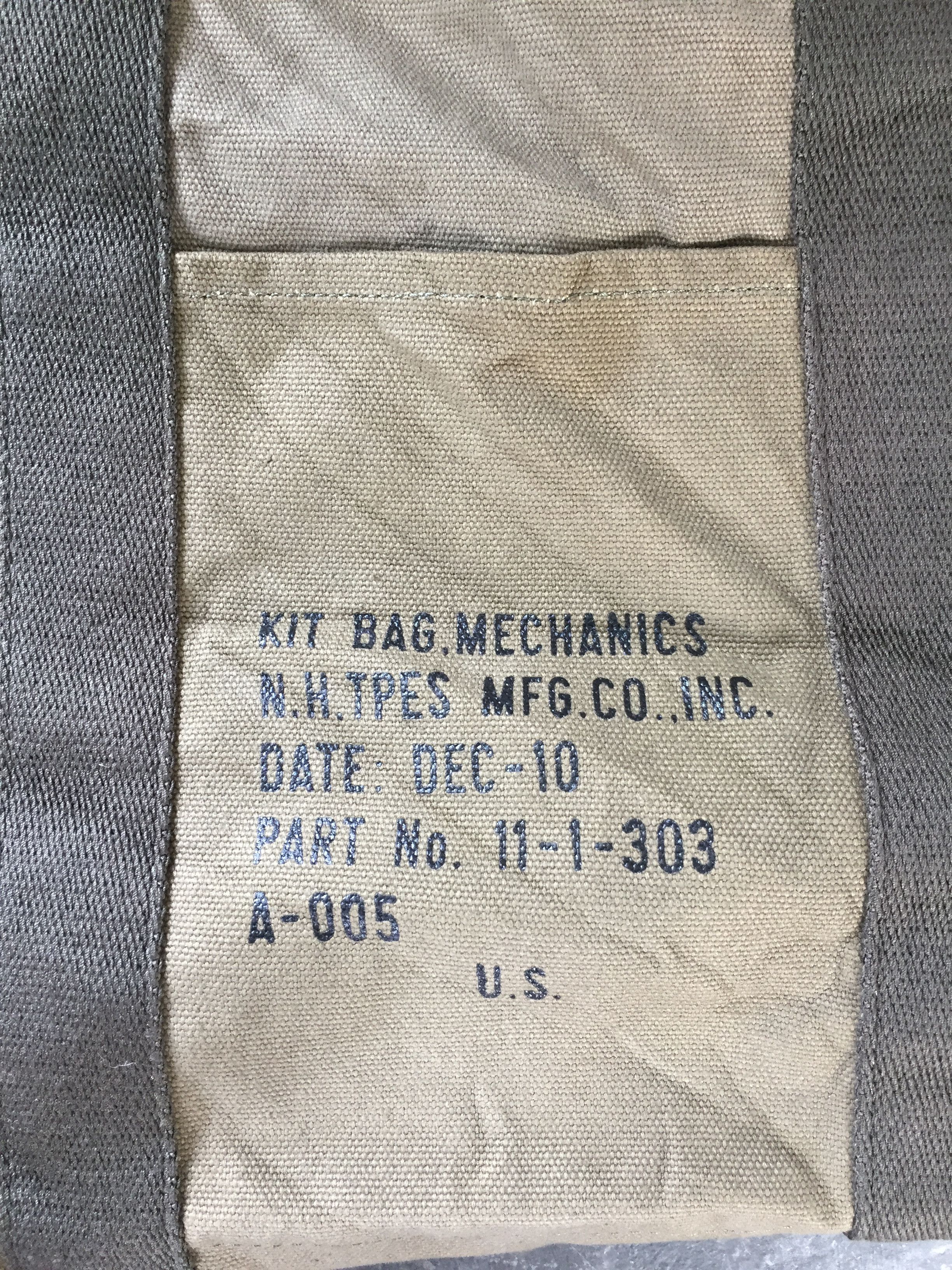 Japanese Brand × N.Hoolywood Vtg Mechanic canvas tote bag Size ONE SIZE - 3 Thumbnail