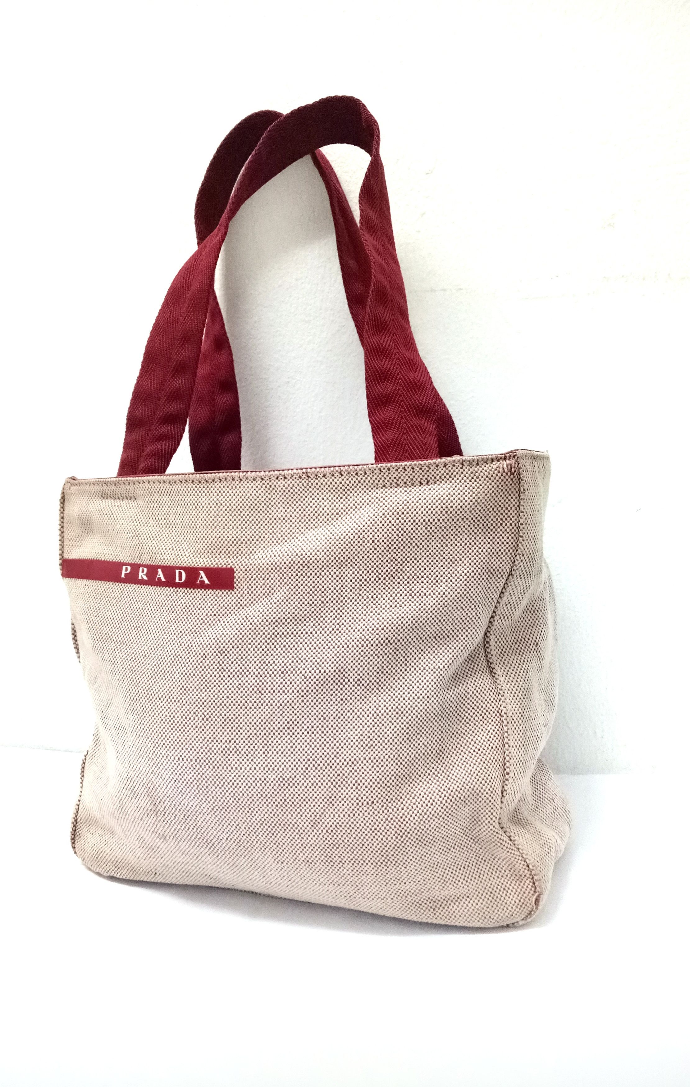 Prada Vtg AW1999 PRADA Canapa canvas mini tote bag Size ONE SIZE - 2 Thumbnail