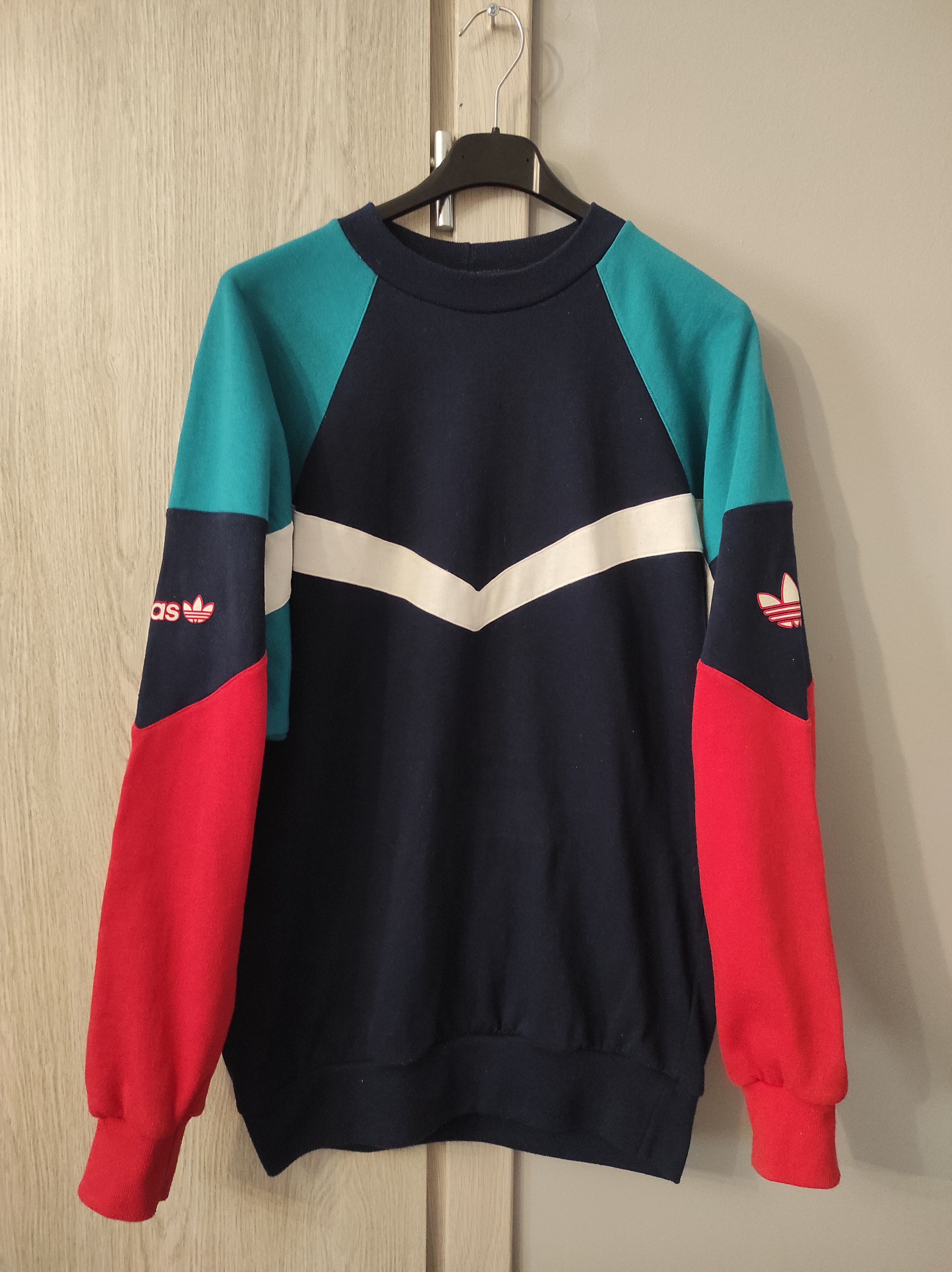 Adidas × Vintage Adidas Pullover 80s D6 Retro Sweatshirt