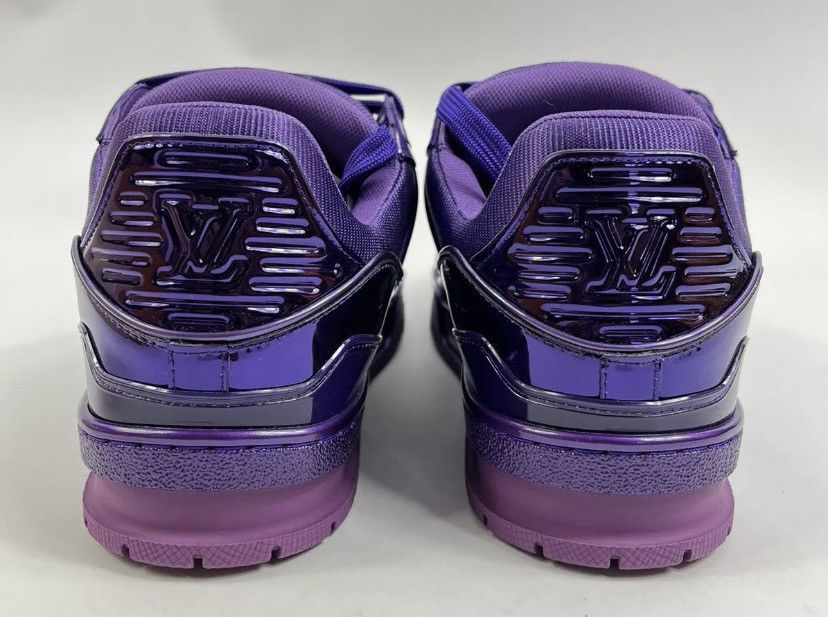 Louis Vuitton LOUIS VUITTON 1AA46T PURPLE PATENT SNEAKERS Size US 6 / EU 39 - 5 Thumbnail