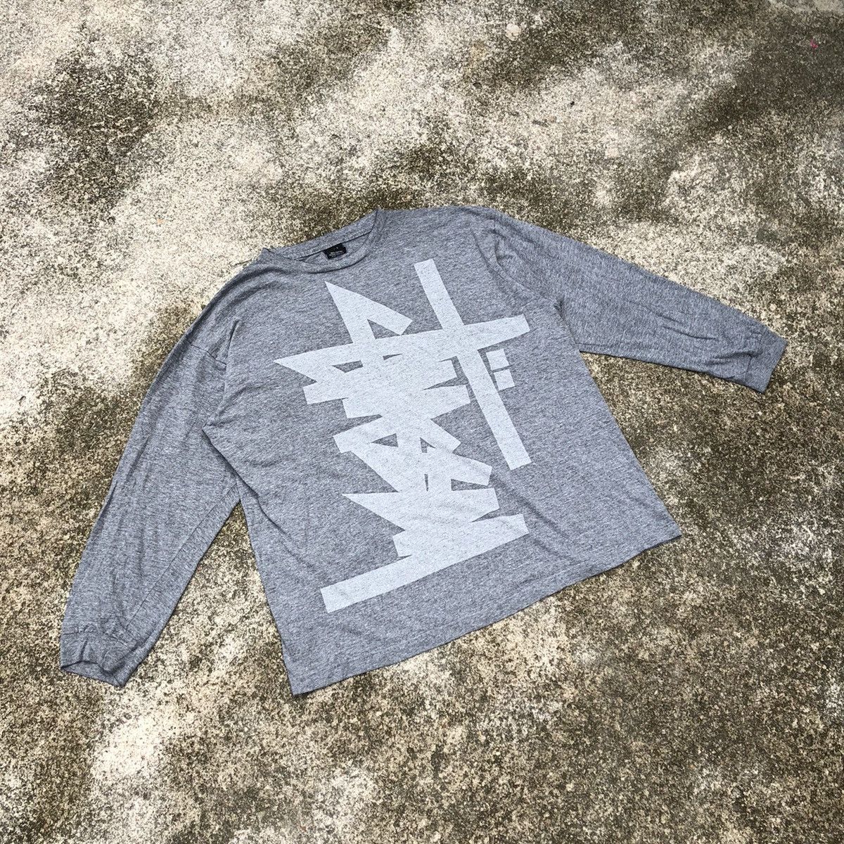 Stussy × Vintage 🔥Thrash🔥Distress🔥Stussy Signature Big Logo Longsleeve Tee Size US L / EU 52-54 / 3 - 1 Thumbnail