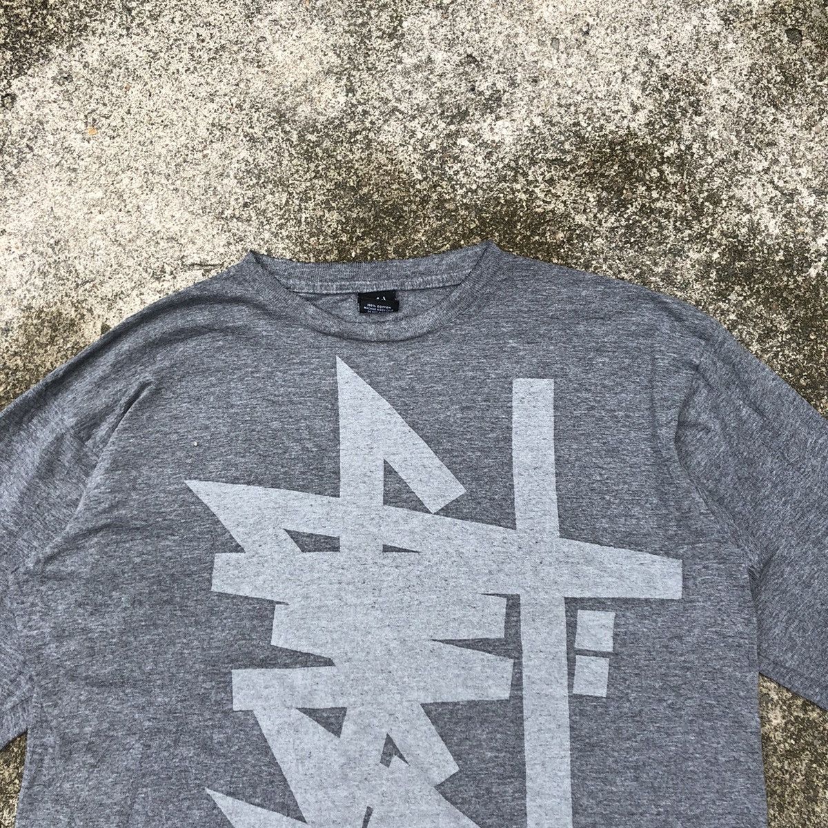 Stussy × Vintage 🔥Thrash🔥Distress🔥Stussy Signature Big Logo Longsleeve Tee Size US L / EU 52-54 / 3 - 2 Thumbnail