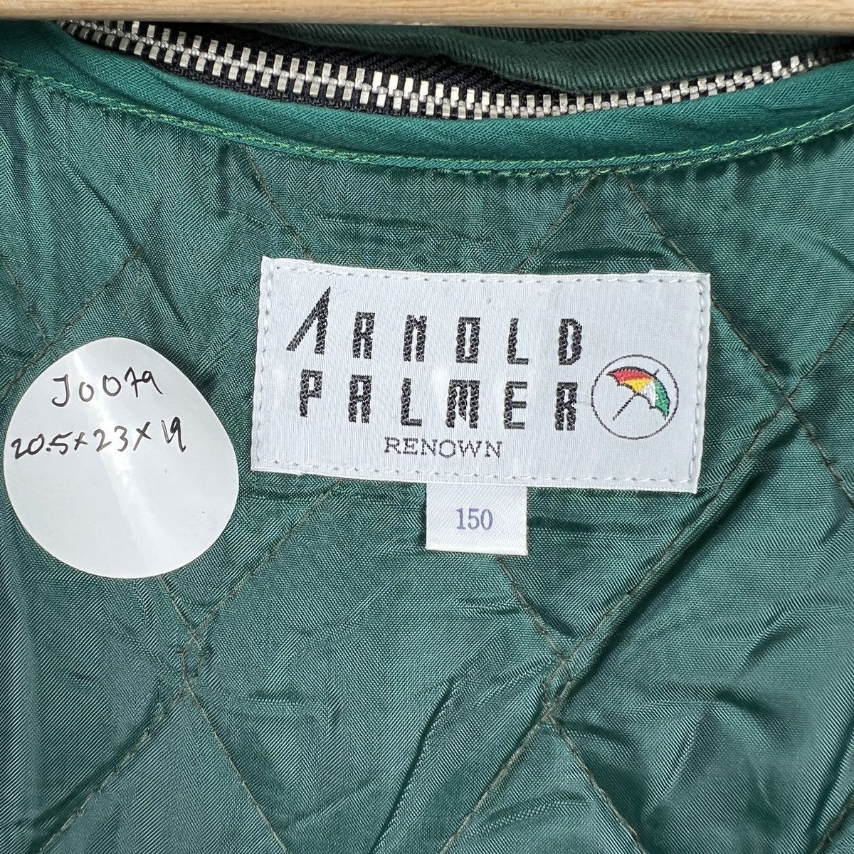 Vintage Vintage Arnold Palmer Green Jacket Quilted Lining J0079 Size US S / EU 44-46 / 1 - 9 Thumbnail