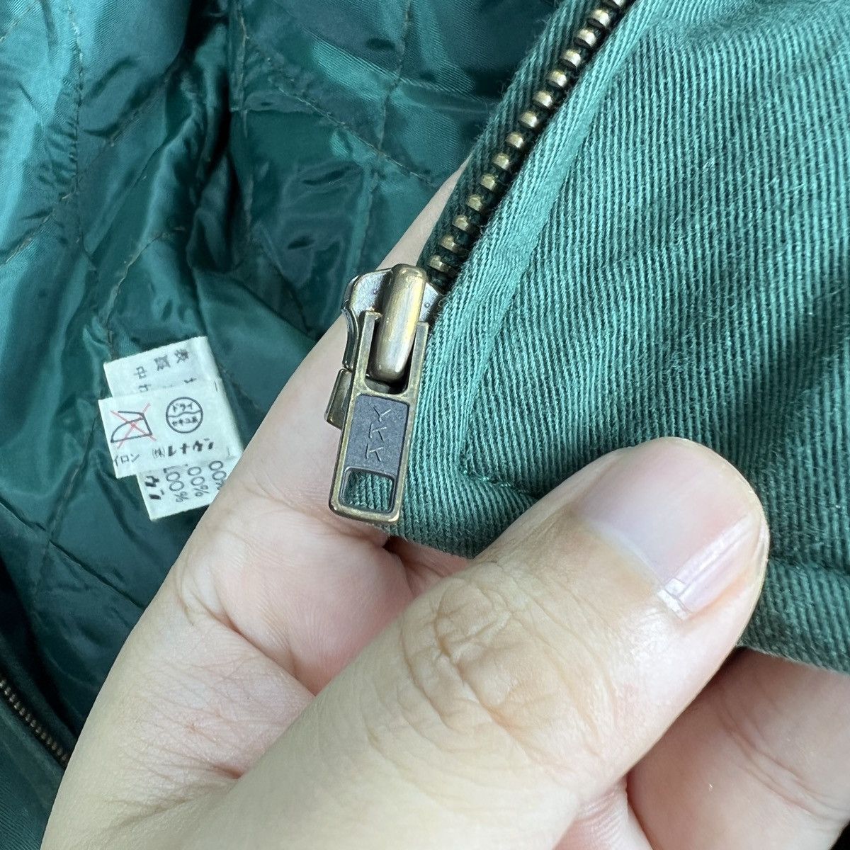 Vintage Vintage Arnold Palmer Green Jacket Quilted Lining J0079 Size US S / EU 44-46 / 1 - 6 Thumbnail