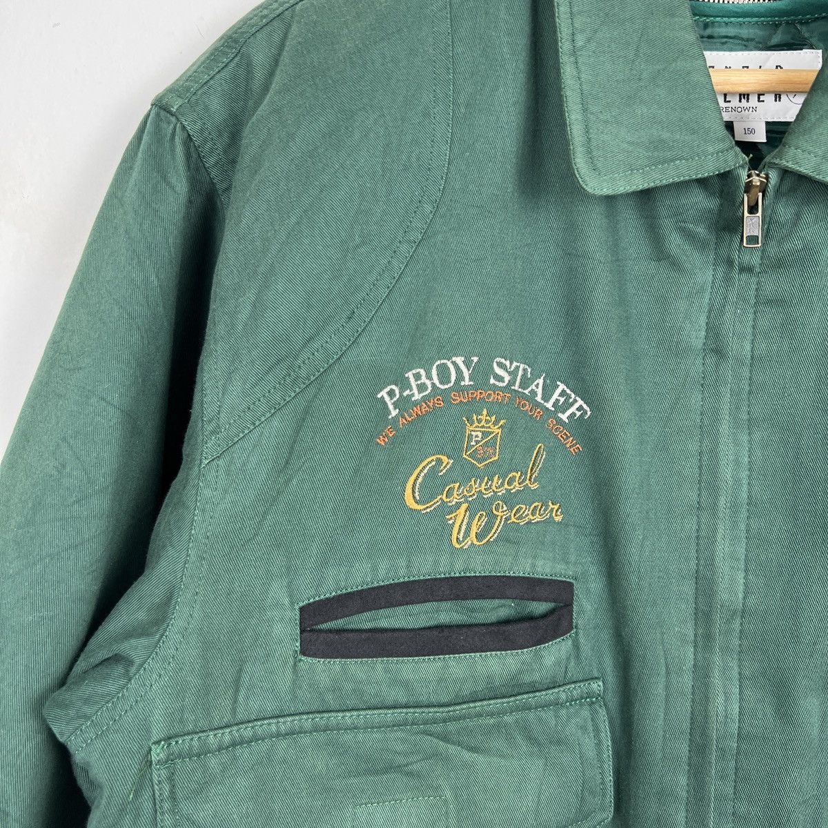 Vintage Vintage Arnold Palmer Green Jacket Quilted Lining J0079 Size US S / EU 44-46 / 1 - 4 Thumbnail