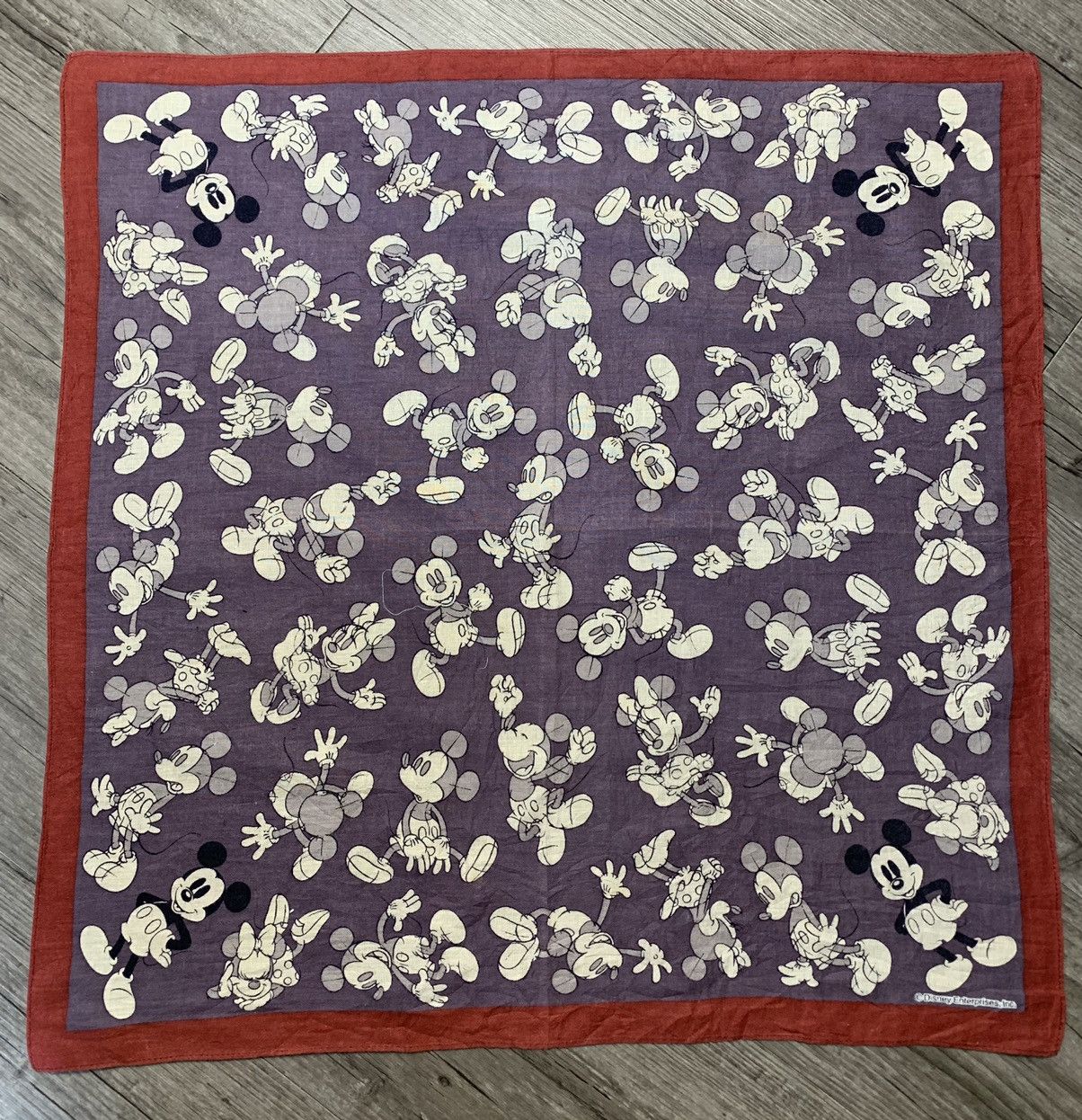 Mickey Mouse Disney Mickey Handkerchief Neckerchief Pocketsquares Size ONE SIZE - 1 Thumbnail