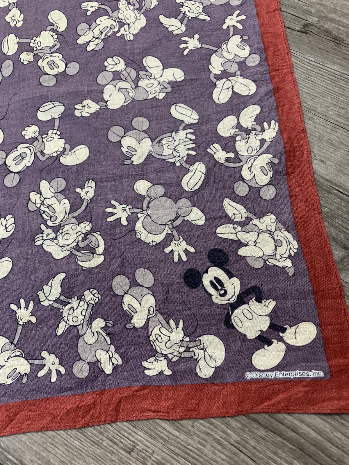 Mickey Mouse Disney Mickey Handkerchief Neckerchief Pocketsquares Size ONE SIZE - 2 Thumbnail