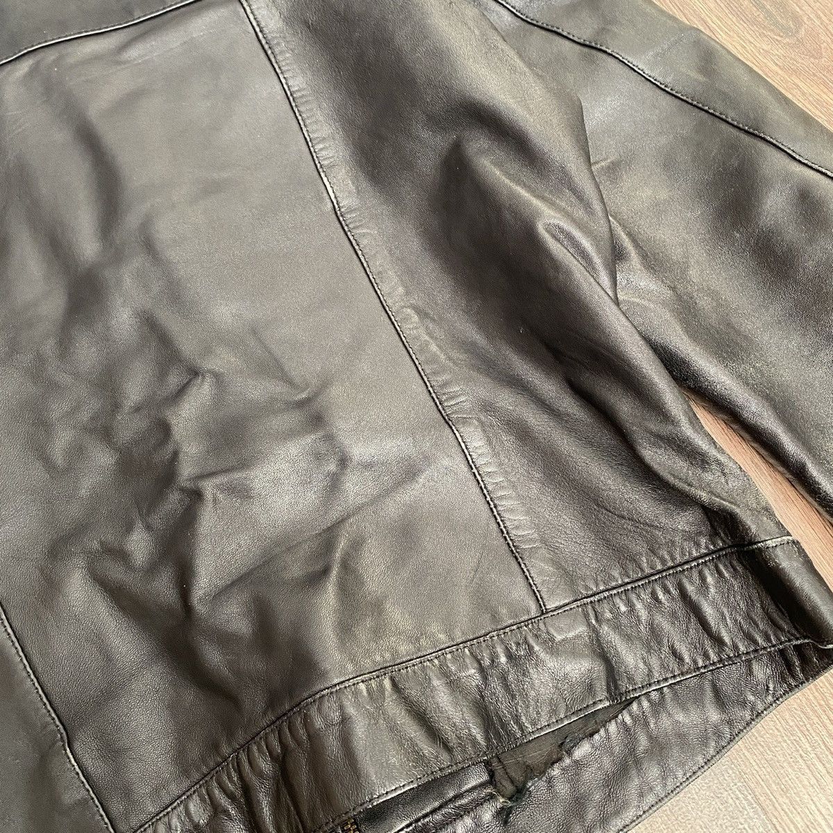 Versace × Versace Jeans Couture Versace Vintage Leather Wmns Jacket Size S / US 4 / IT 40 - 21 Thumbnail