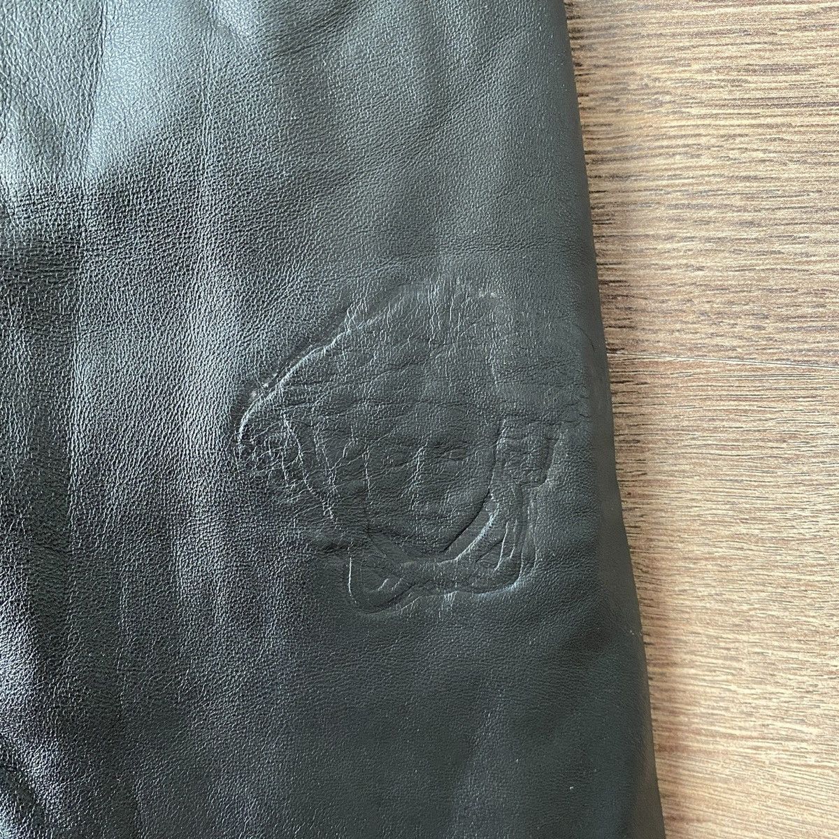 Versace × Versace Jeans Couture Versace Vintage Leather Wmns Jacket Size S / US 4 / IT 40 - 3 Thumbnail