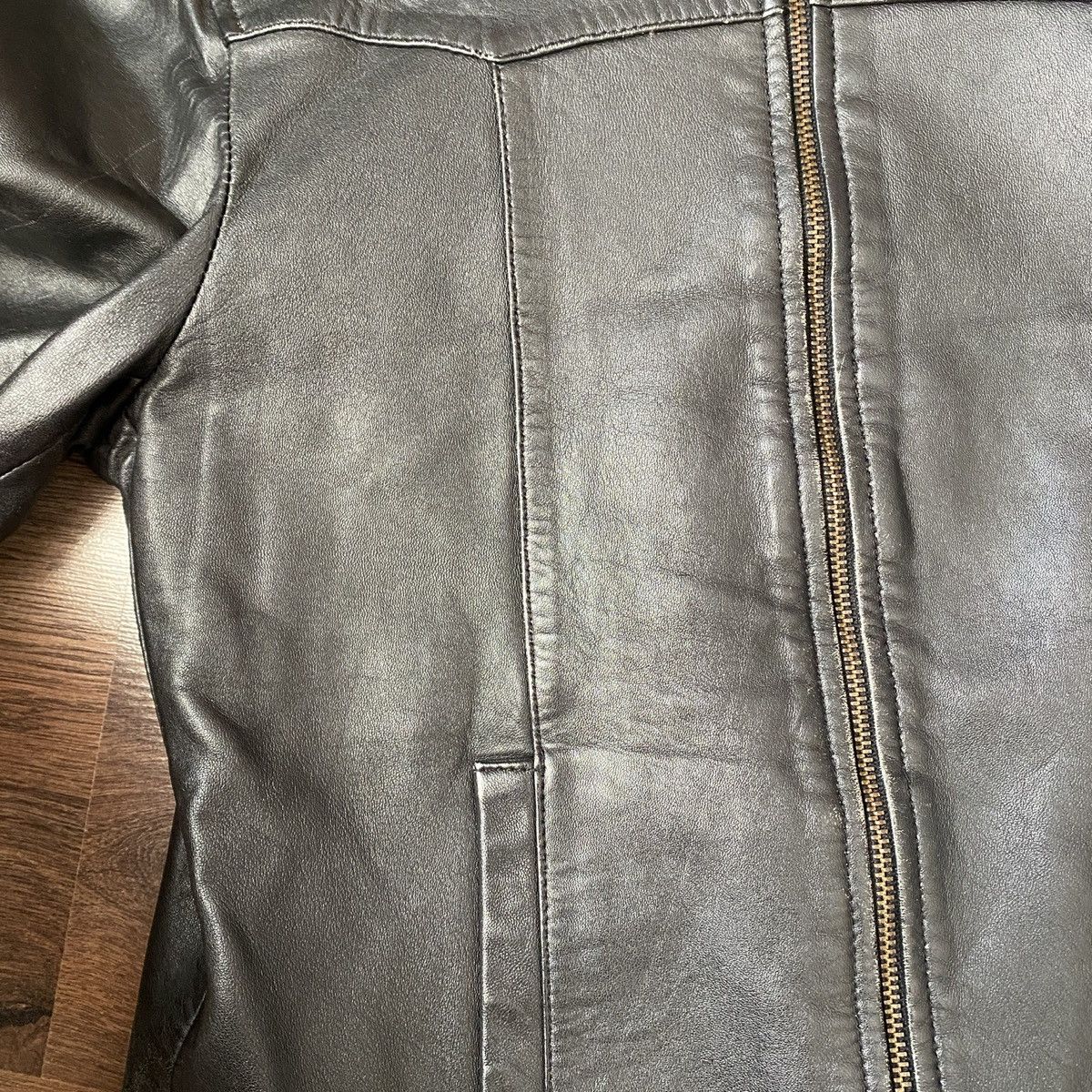 Versace × Versace Jeans Couture Versace Vintage Leather Wmns Jacket Size S / US 4 / IT 40 - 10 Thumbnail