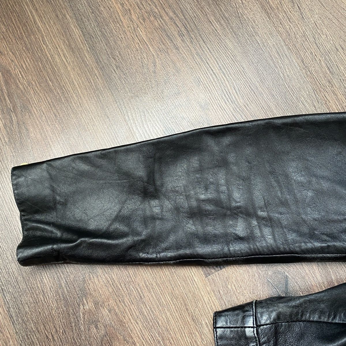 Versace × Versace Jeans Couture Versace Vintage Leather Wmns Jacket Size S / US 4 / IT 40 - 12 Thumbnail