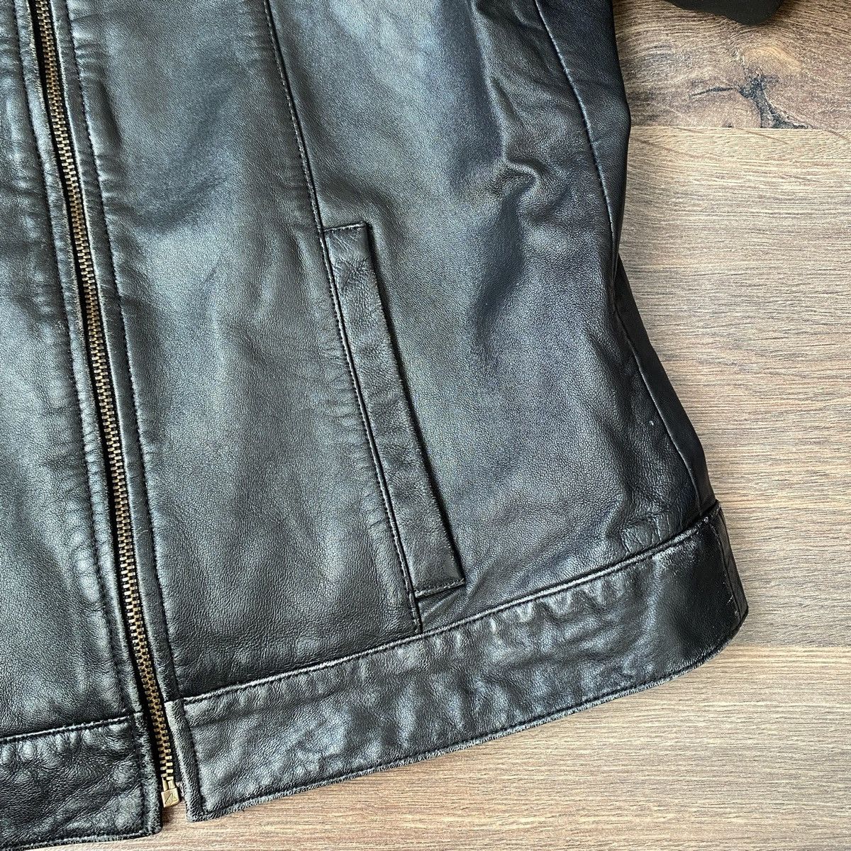Versace × Versace Jeans Couture Versace Vintage Leather Wmns Jacket Size S / US 4 / IT 40 - 6 Thumbnail