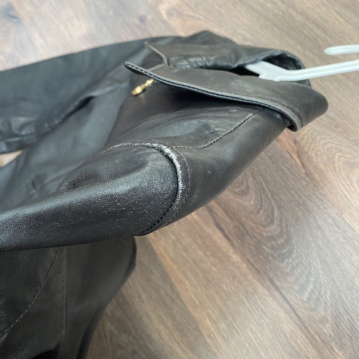 Versace × Versace Jeans Couture Versace Vintage Leather Wmns Jacket Size S / US 4 / IT 40 - 15 Thumbnail