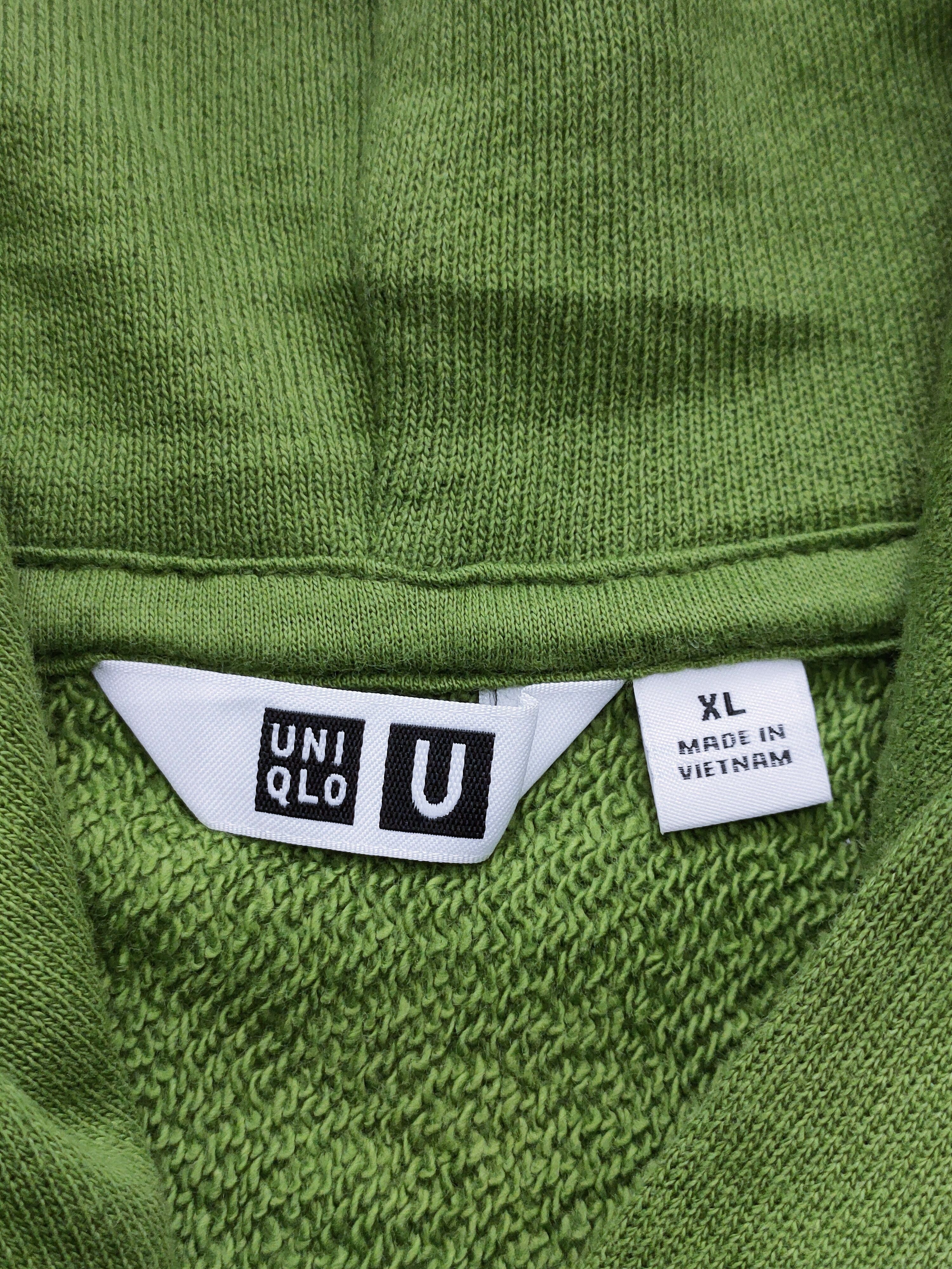 Japanese Brand × Uniqlo 🔥Uniqlo U Plain Green Wide Hoodie Size US XL / EU 56 / 4 - 2 Thumbnail