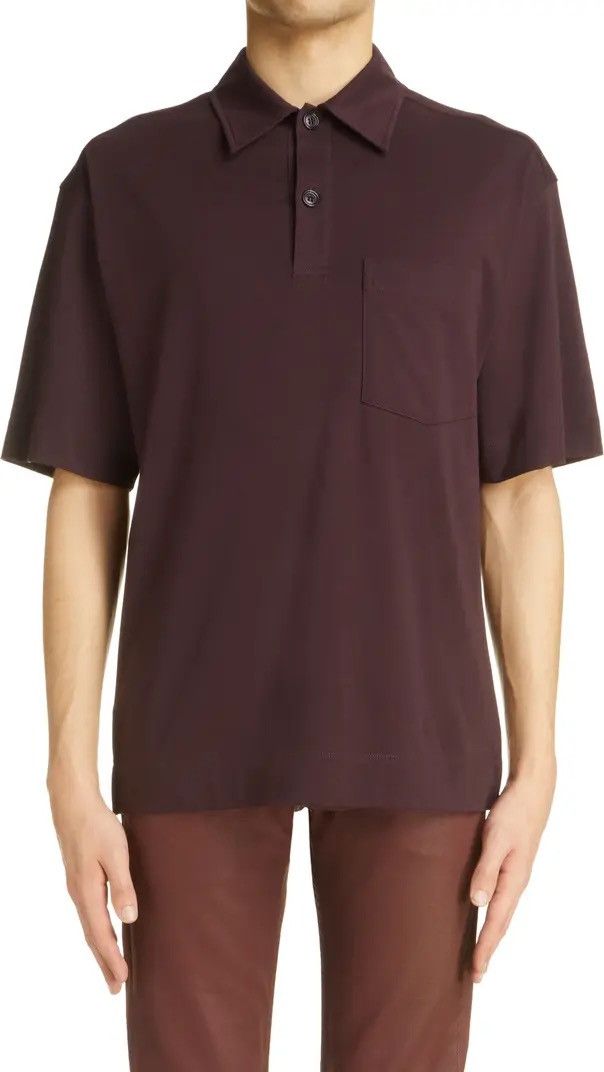 Dries Van Noten Dries Van Noten Heler Oversized Polo Size US S / EU 44-46 / 1 - 1 Thumbnail