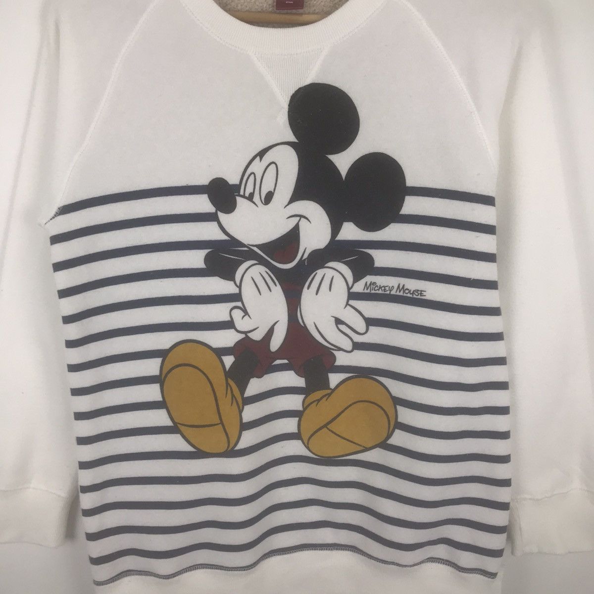 Disney × Mickey Mouse Vintage Mickey Mouse Medium Size White Colour Sweatshirt Size US M / EU 48-50 / 2 - 2 Thumbnail