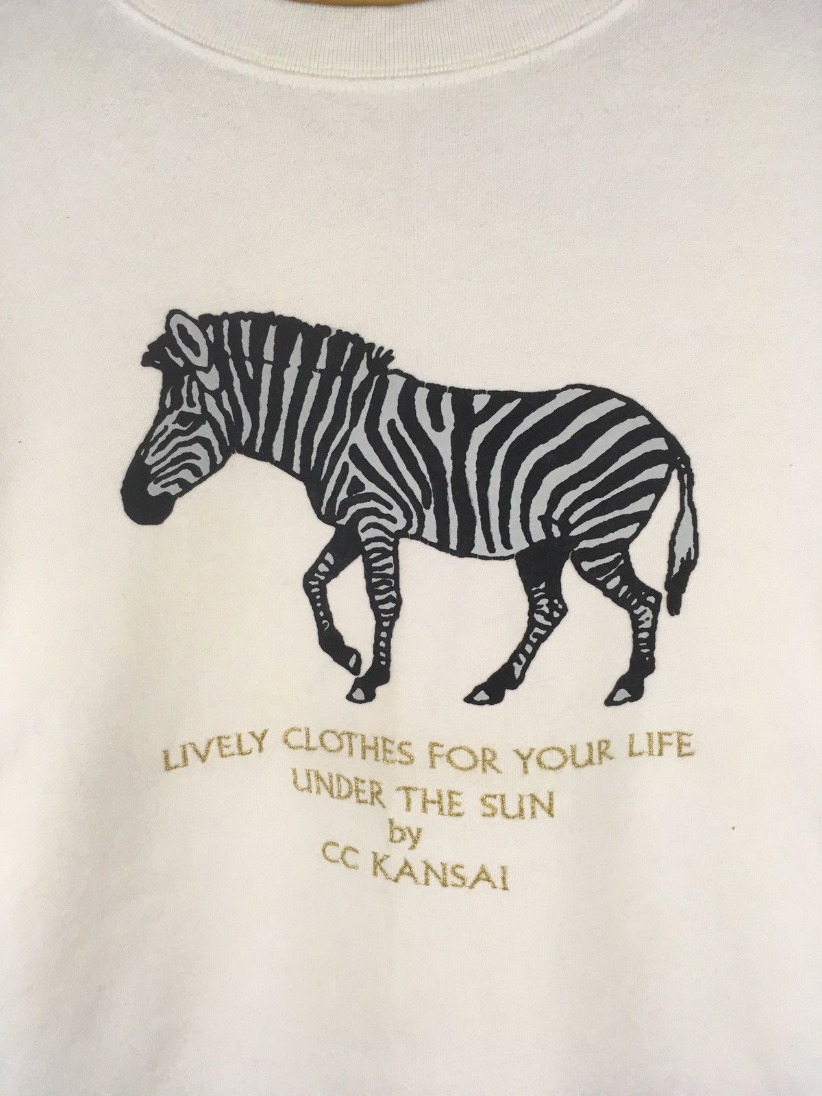 Japanese Brand CC Kansai Big Logo Zebra Large Size Sweatshirt Size US L / EU 52-54 / 3 - 2 Thumbnail