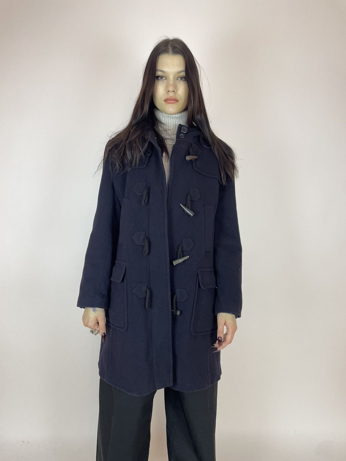 Other ERICH FEND Wool duffle coat Womens size IT48 USA16 F46 Size XL / US 12-14 / IT 48-50 - 3 Thumbnail