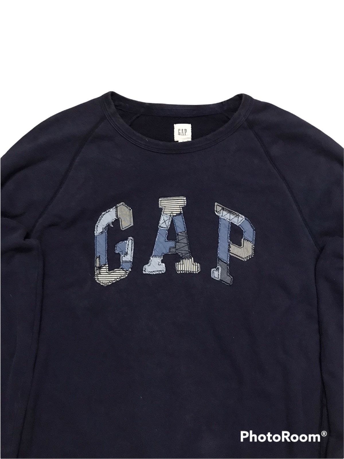 Gap 💥Gap Streetwear Sweatshirt patchwork logo Size US M / EU 48-50 / 2 - 4 Thumbnail