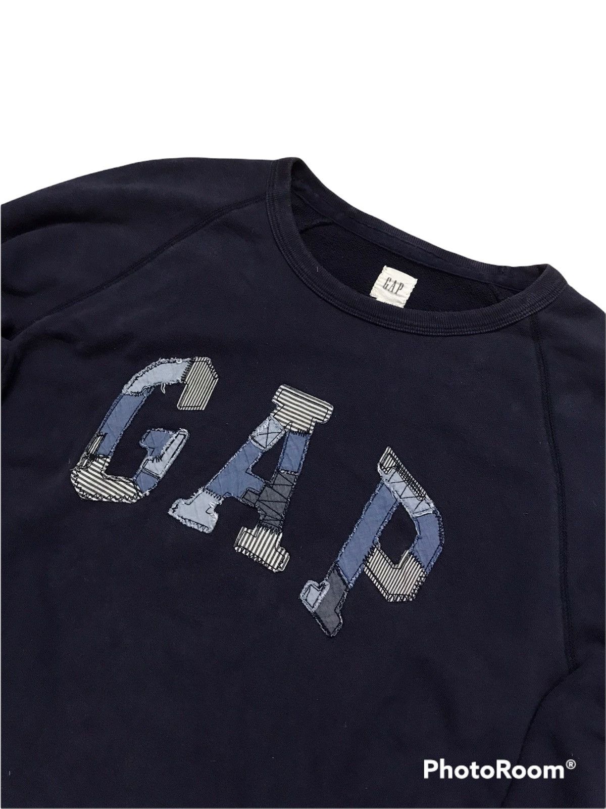 Gap 💥Gap Streetwear Sweatshirt patchwork logo Size US M / EU 48-50 / 2 - 2 Thumbnail