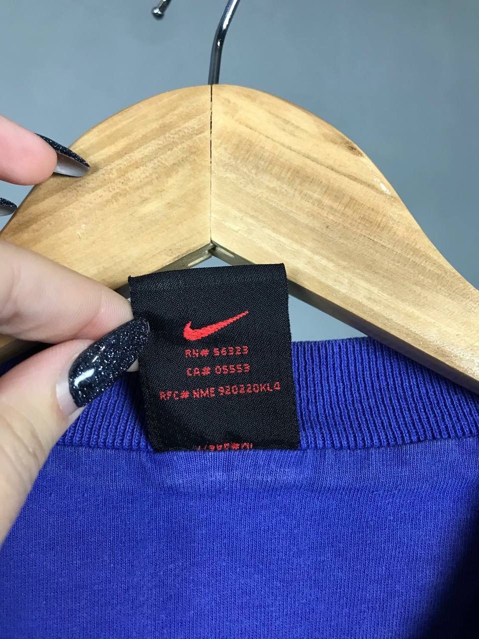 Nike × Vintage Nike swoosh streetwear vintage center logo tee Size US XL / EU 56 / 4 - 5 Thumbnail