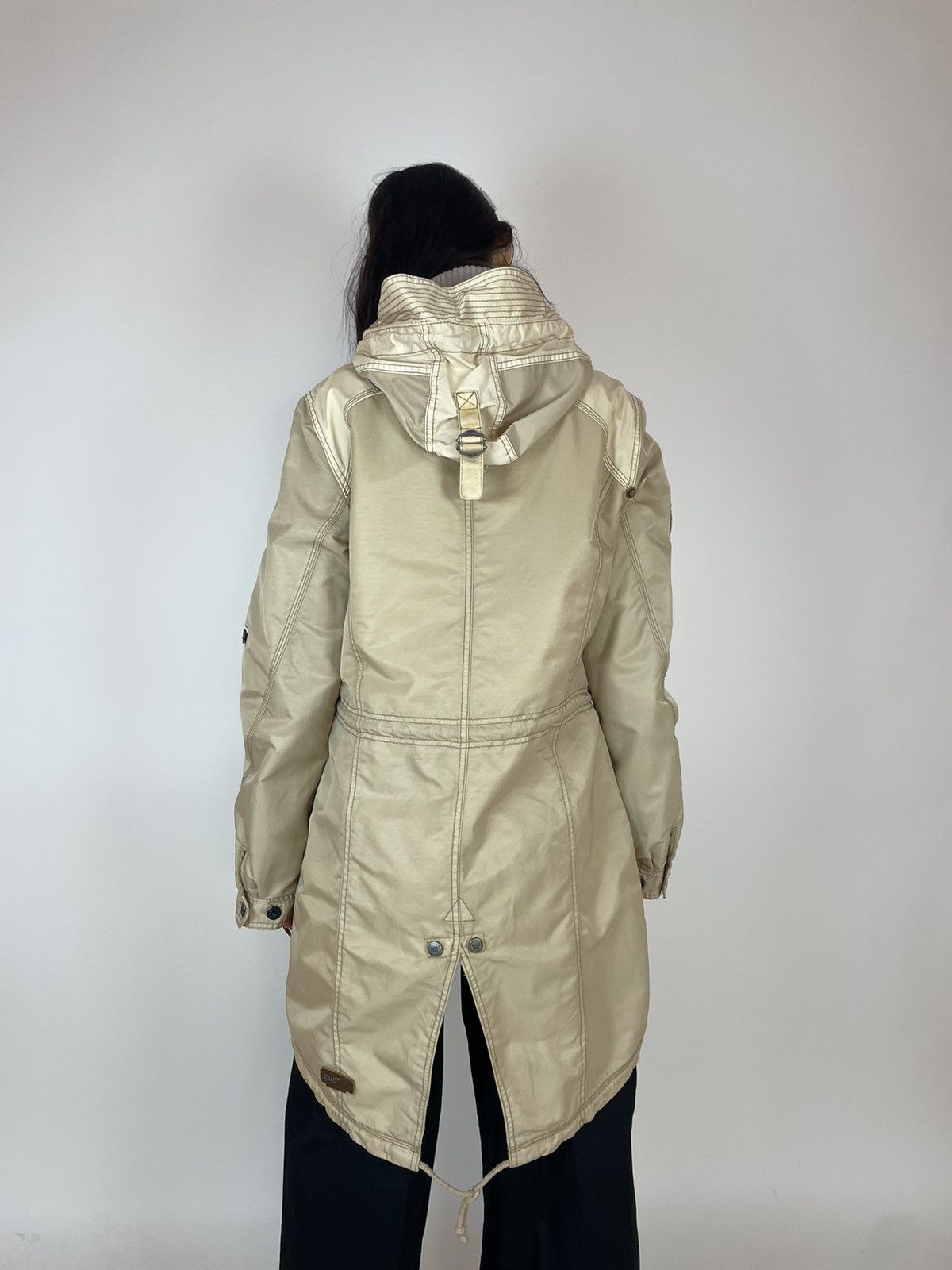 khujo KHUJO Beige Parka jacket Womens size XL Size XL / US 12-14 / IT 48-50 - 10 Thumbnail