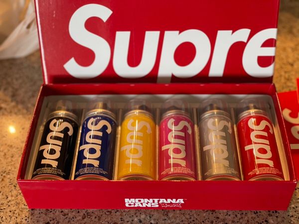 Supreme Supreme x Montana Cans Mini Spray Paint Cans Set | Grailed